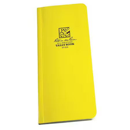 Rite In The Rain 324 All Weather Book, 70 Sheets, 20 Lb.