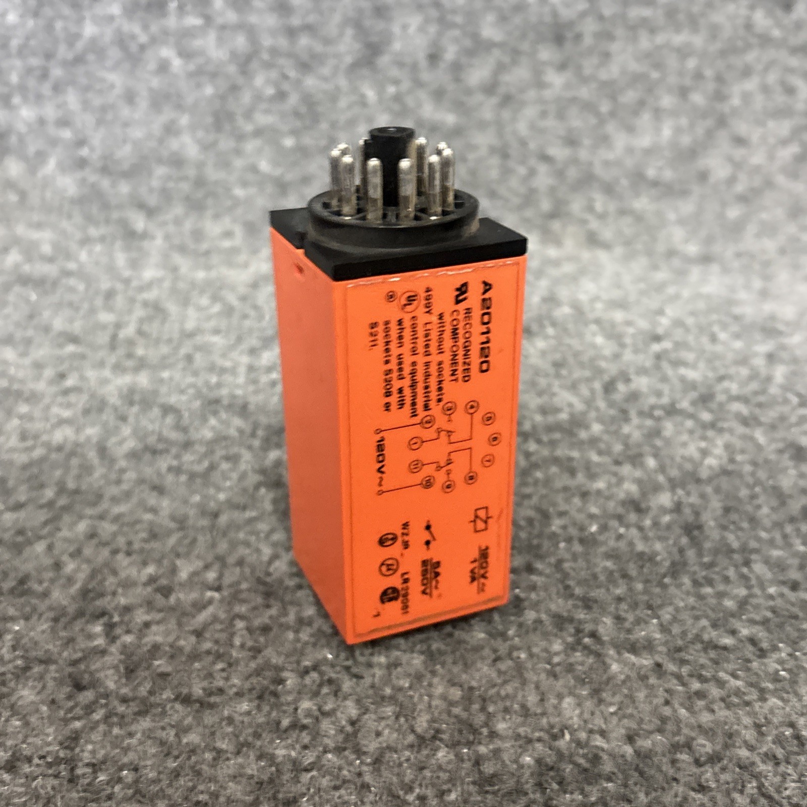 Scantimer A201120 Timer Relay Unit 120V 5A Used