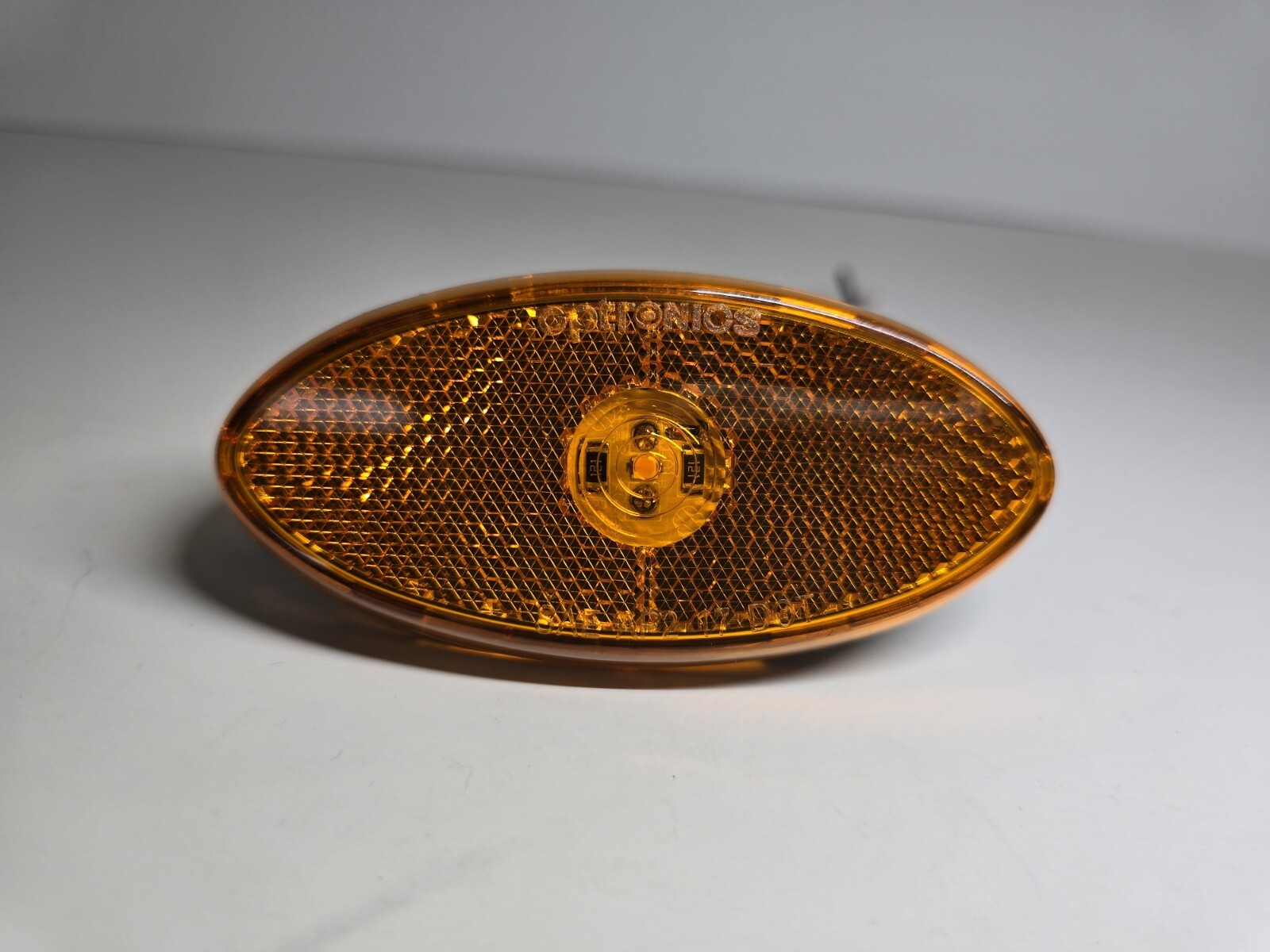 Optronics Oval LED Marker Light Amber RV Single Diode Clerance