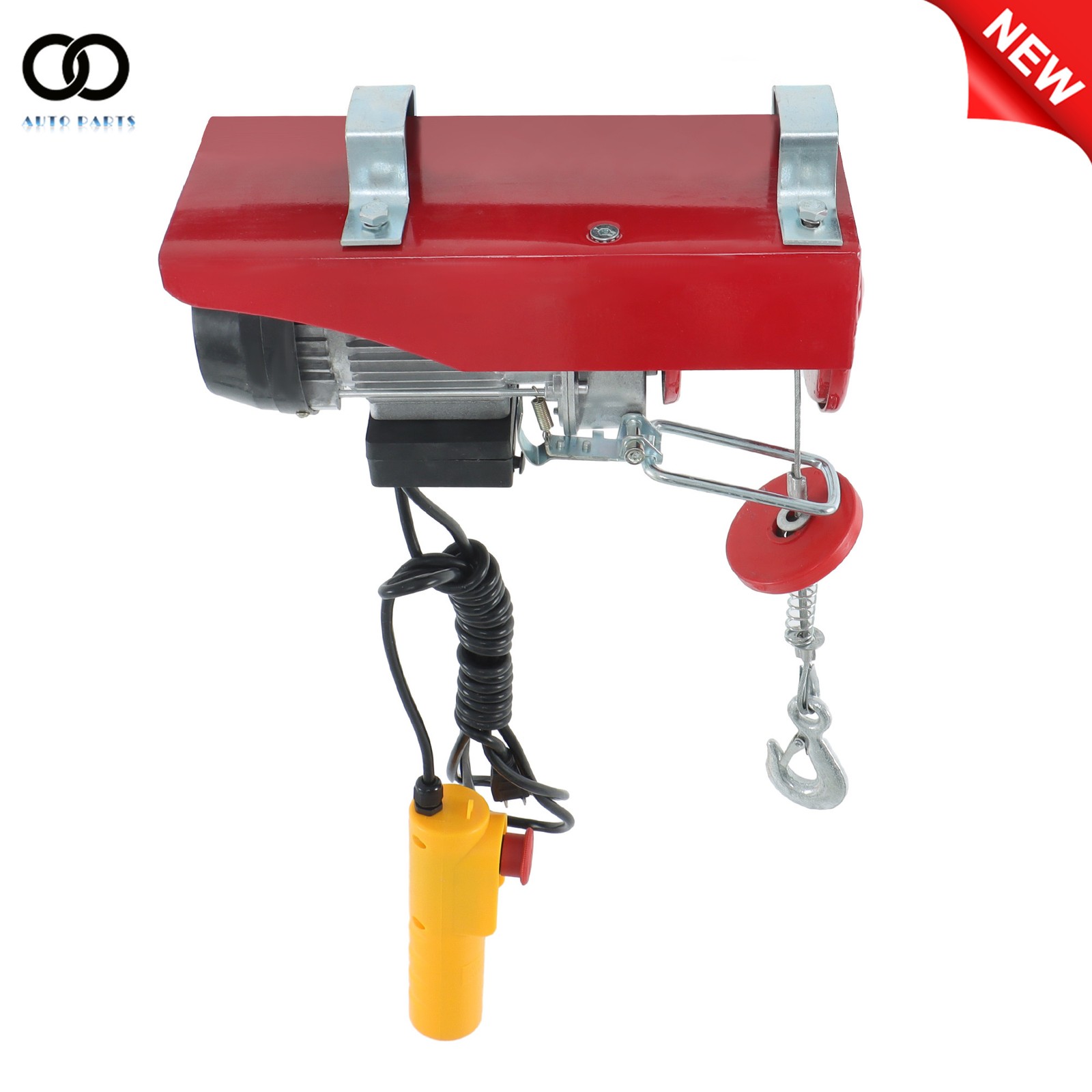 PA200 440lbs / 200kg Mini Electric Hoist 6.6 ft Wired Remote Control 110V