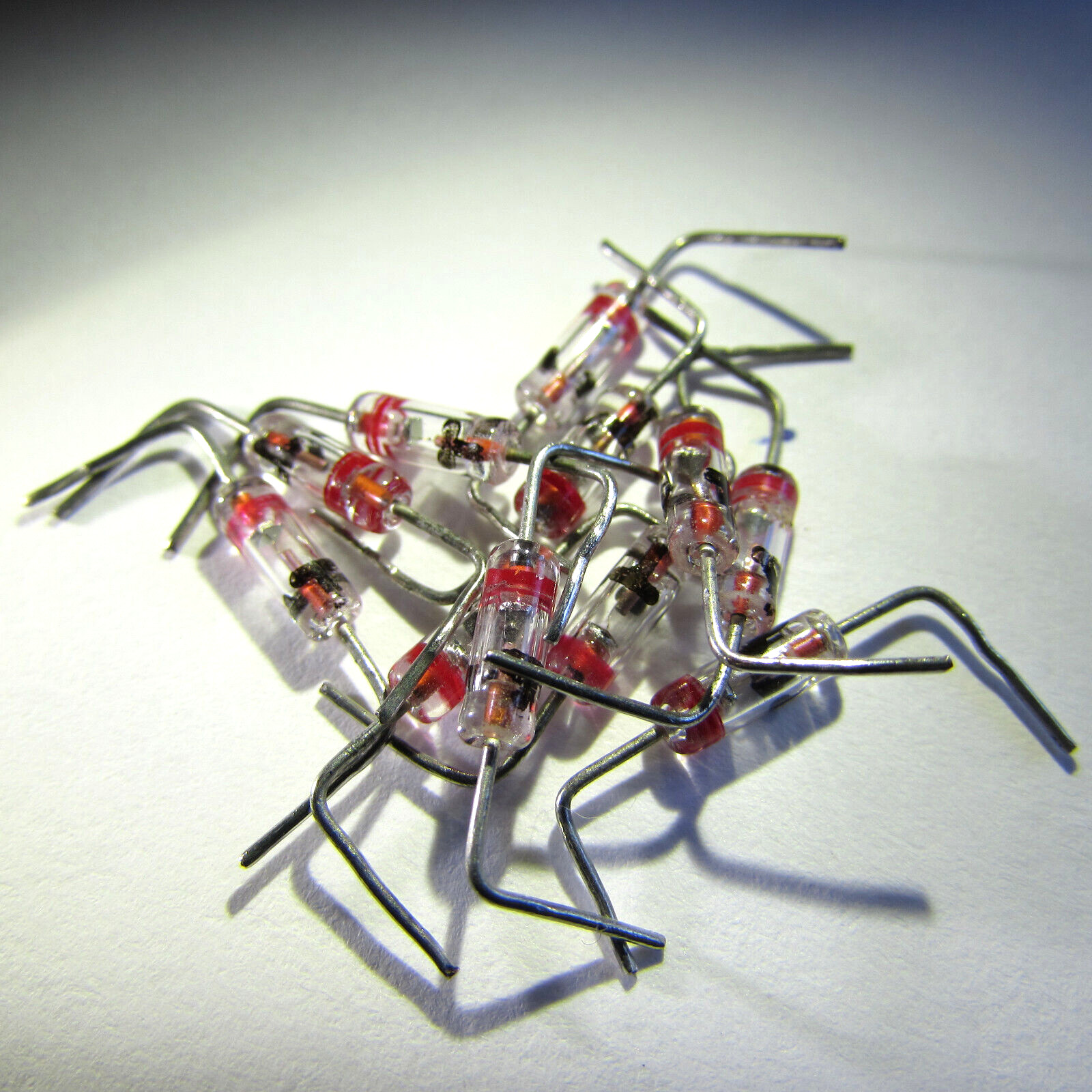 1N34 Transitron Germanium GOLD BONDED Diodes Typical 0.235 to .250V Breakdown 10