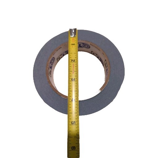 Protapes Gray Colored Crepe Paper Grey Masking Tape, 1″ x 180 Feet Long, 3″ Core