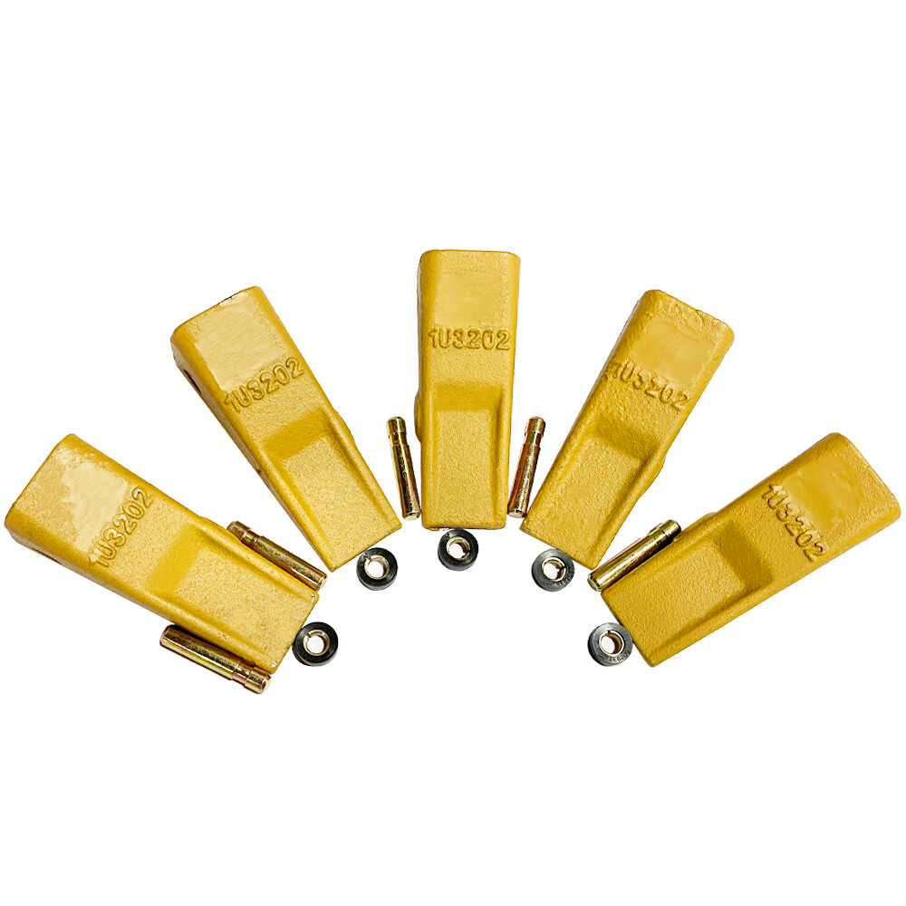 1U3202 J200 Excavator Bucket Teeth with Pins 8E6208 Retainers 8E6209 – 5 Pack