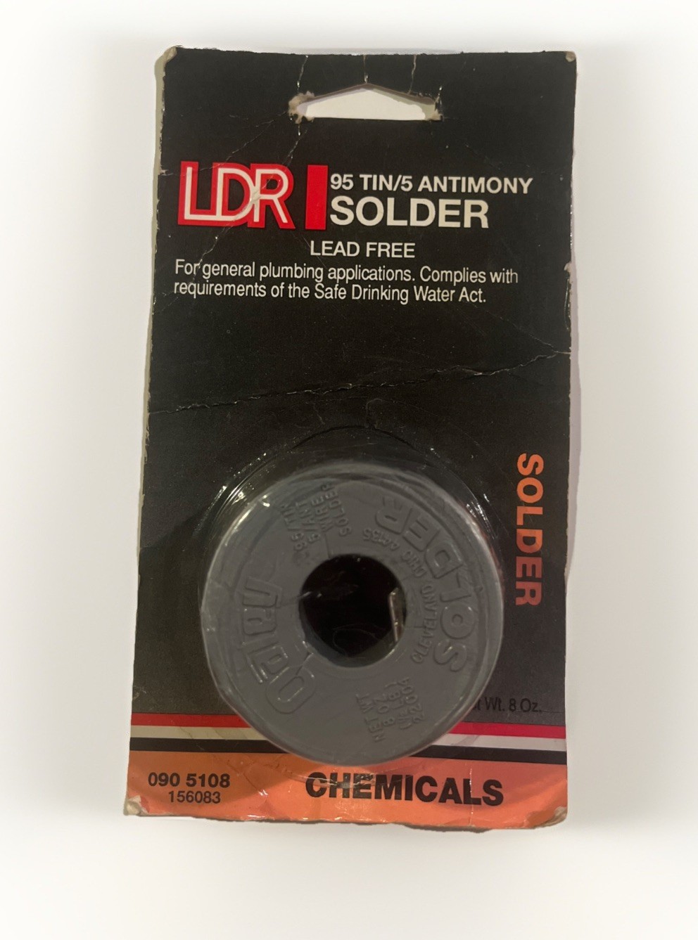 LDR Silver Solder Lead Free for Plumbing 8 oz Roll – 95 Tin / 5 Antimony – New