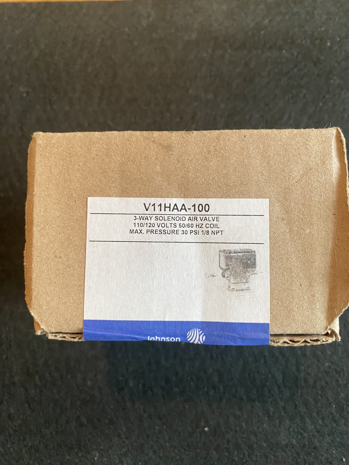 Johnson Controls V11HAA-100 3 Way Valve 110/120 Volts 50/60 HZ Coil 30 PSI