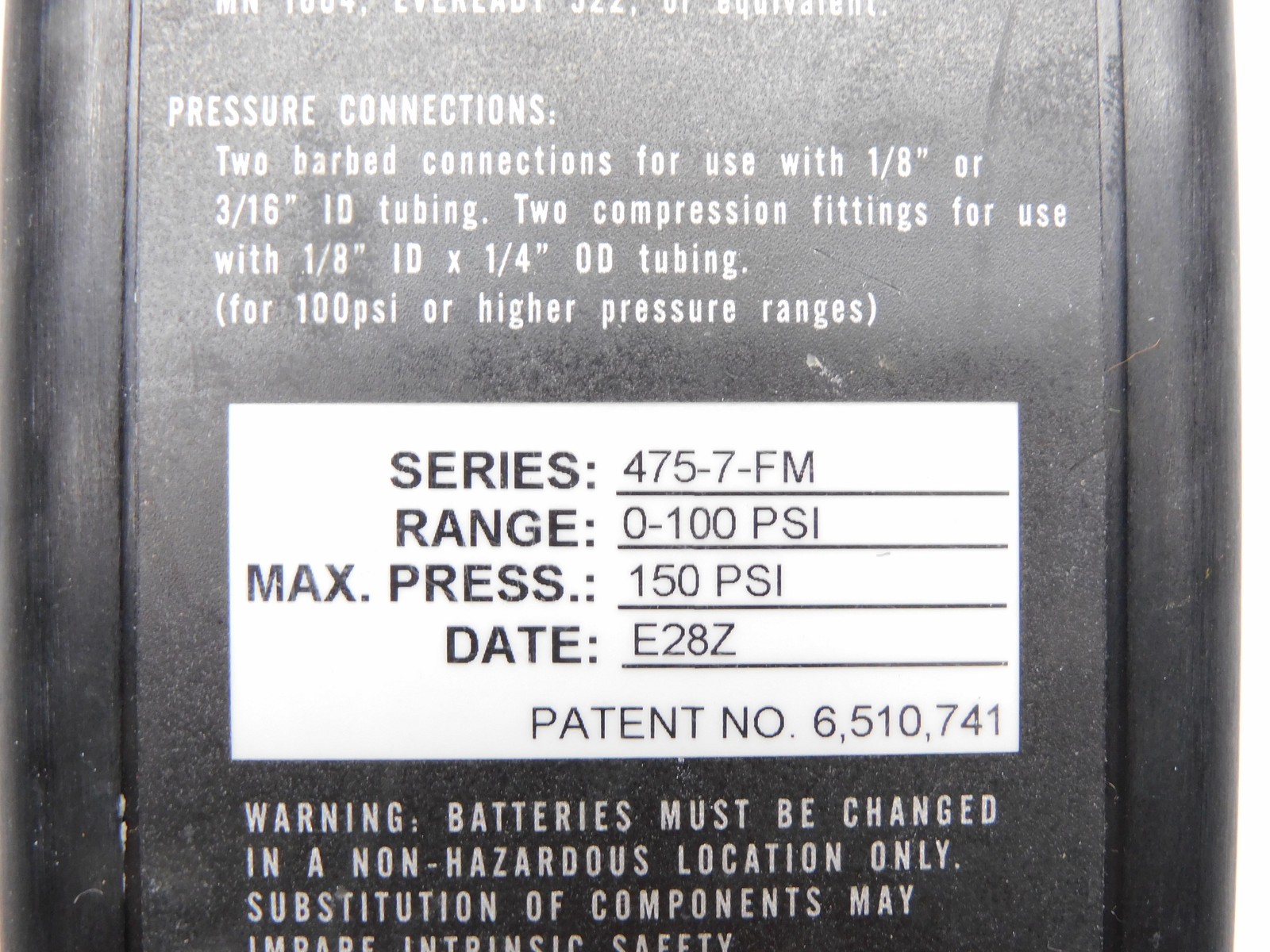 DWYER 475-7-FM UNMP