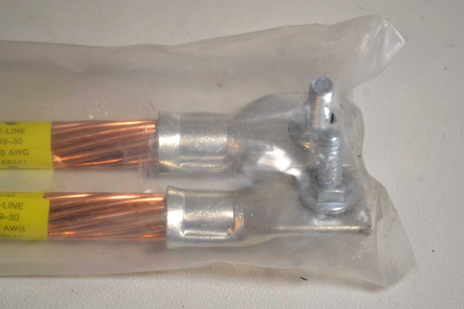 2 Pack B-Line 99-30 3/0AWG 168241 Copper Bonding Jumper Pair Cable