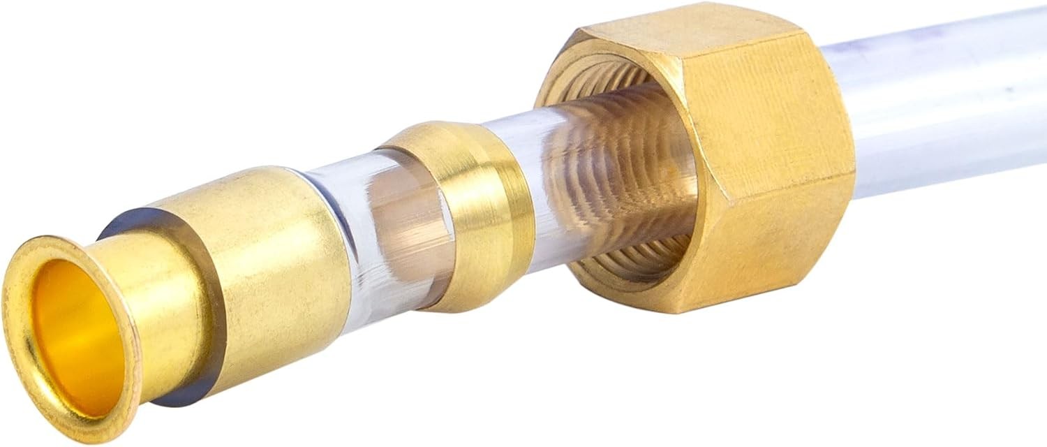 Compression Fittings Assortment kit-6 230PCS Sleeves Ferrules,Insert, Brass