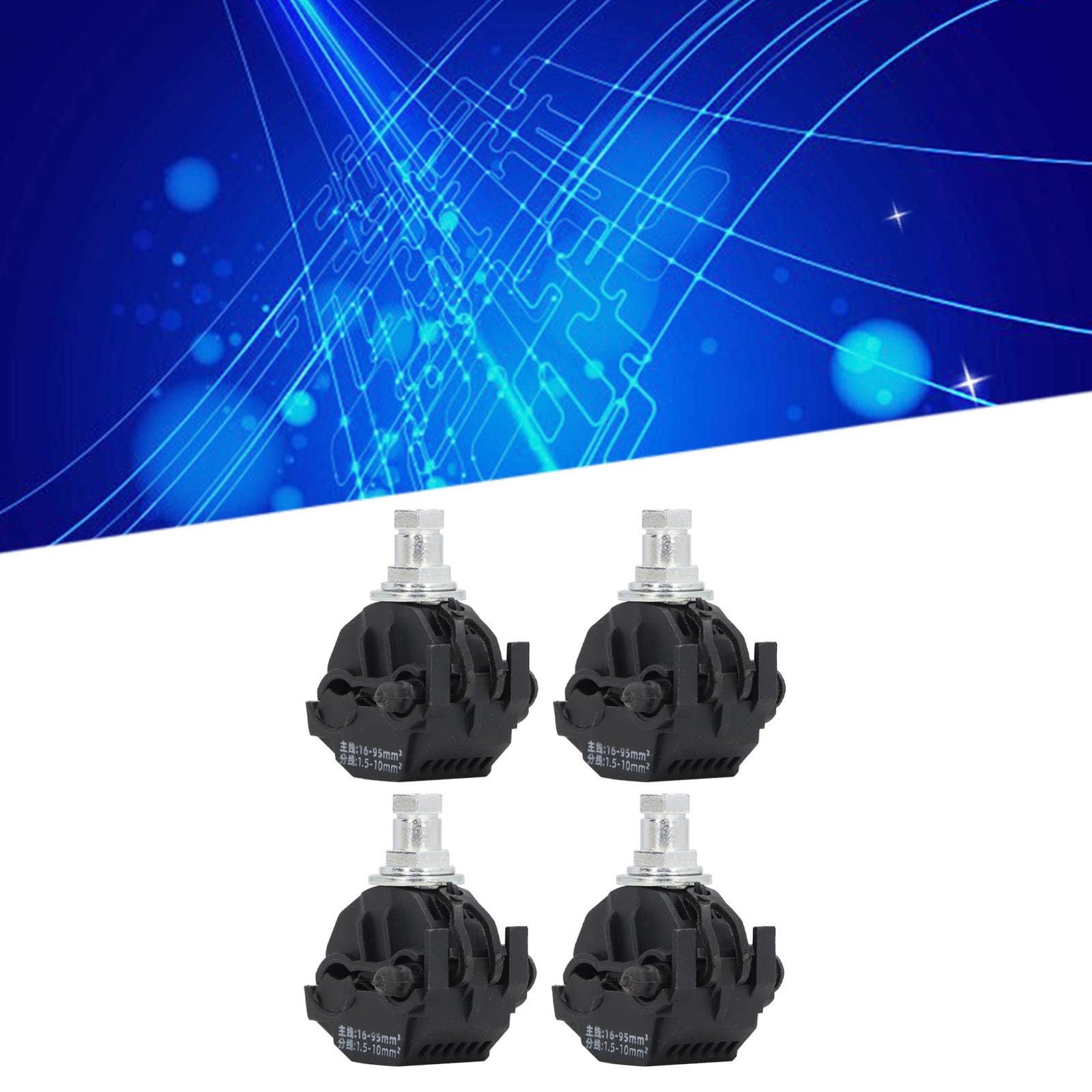 5 Pcs Insulation Piercing Connector, 1KV No Peeling Piercing Clamp High Low V…