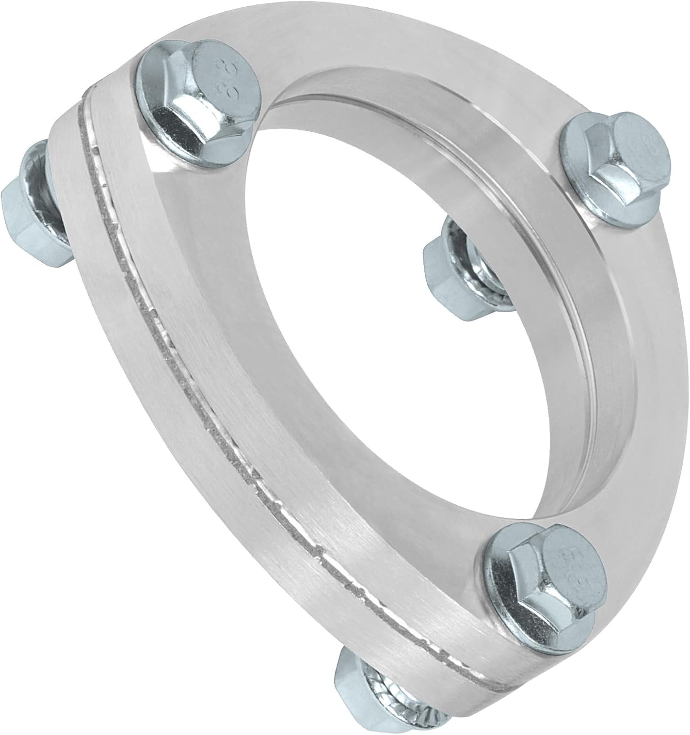 Stainless Steel Exhaust Flange Connection Kit, 3 Bolt 3.5 Inch/89Mm Exhaust Flan