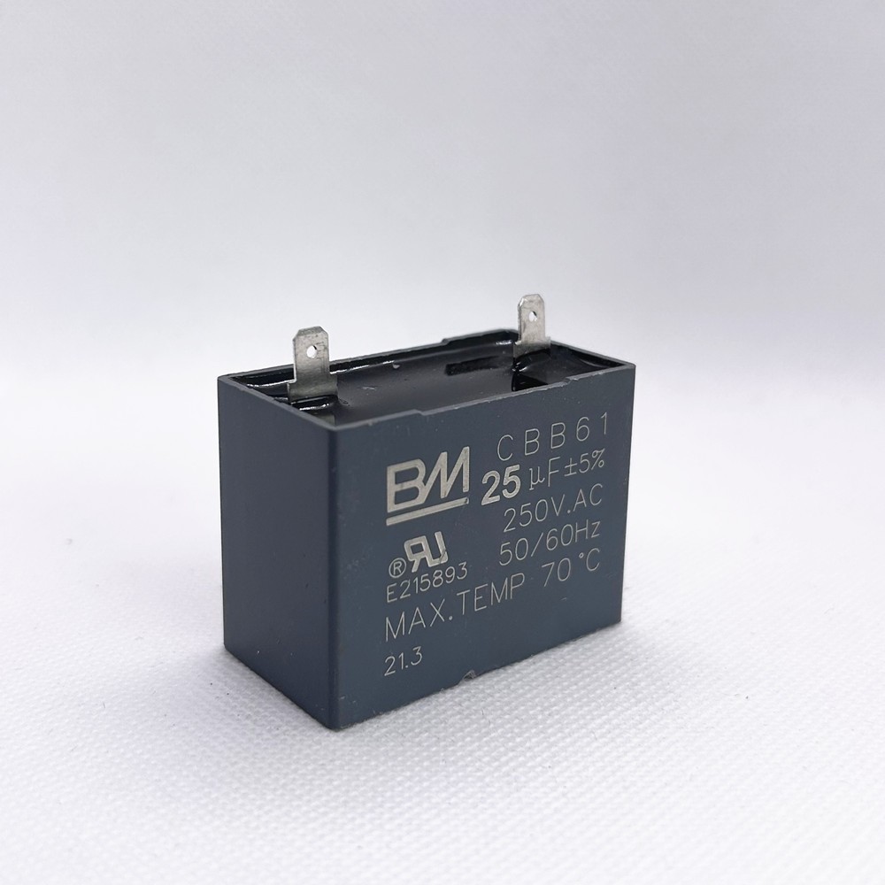 CBB61 250V 4/5/6/8/10/12/15/20/24/25 UF Fan Motor RUN Capacitor 2 PINS