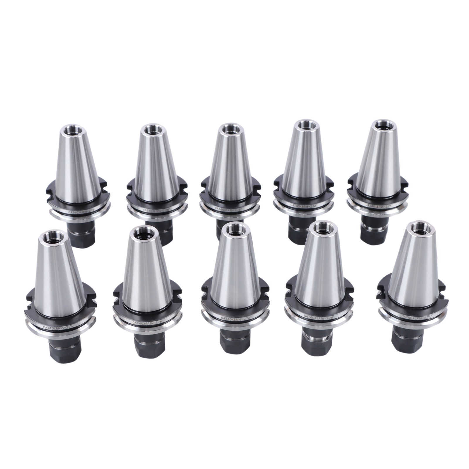 CAT40-ER16 Collet Chuck 10pc 70mm 2.76″ G2.5 20000RPM CNC Milling Tool