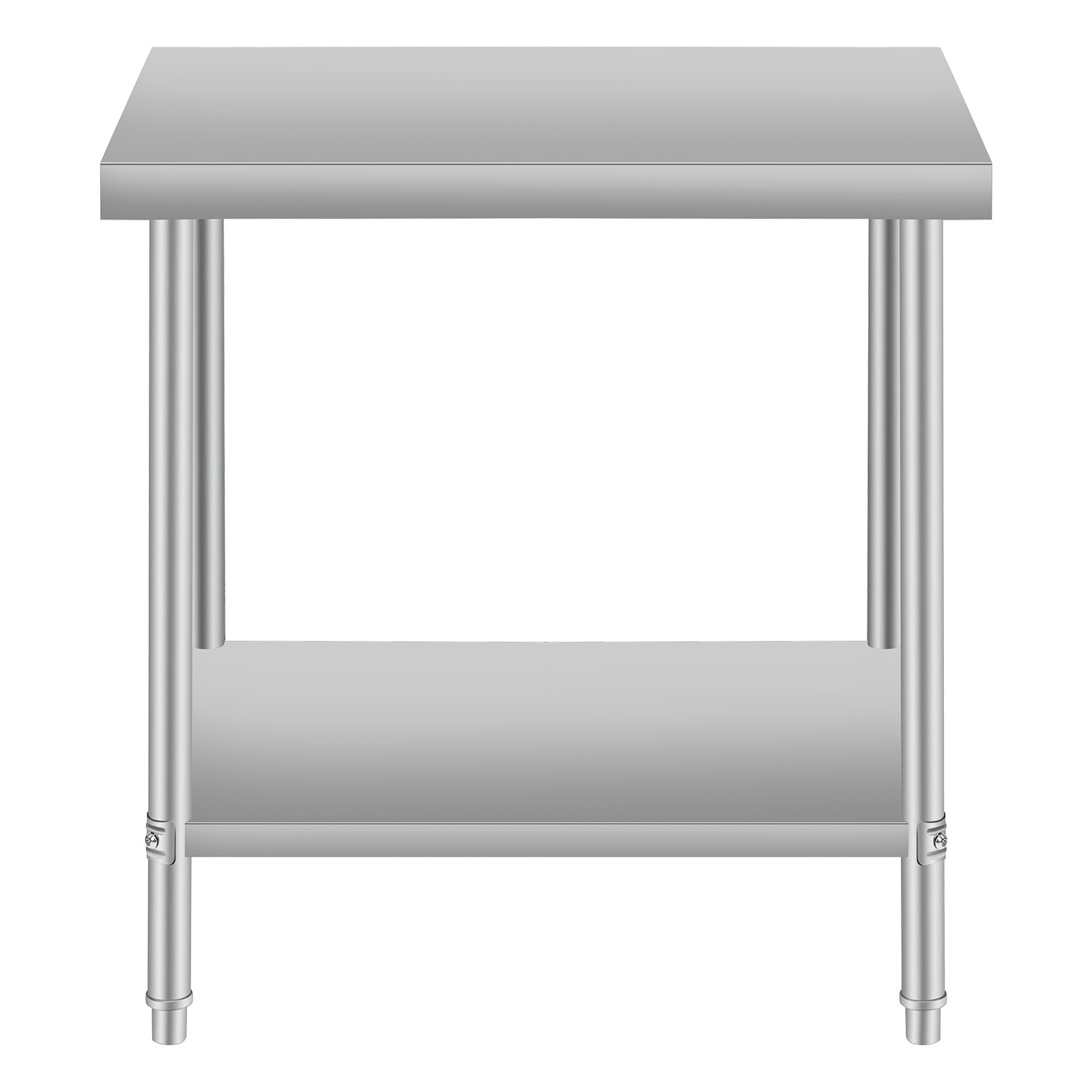 24×18″ commercial workbench stainless steel prep table for kitchen or garage