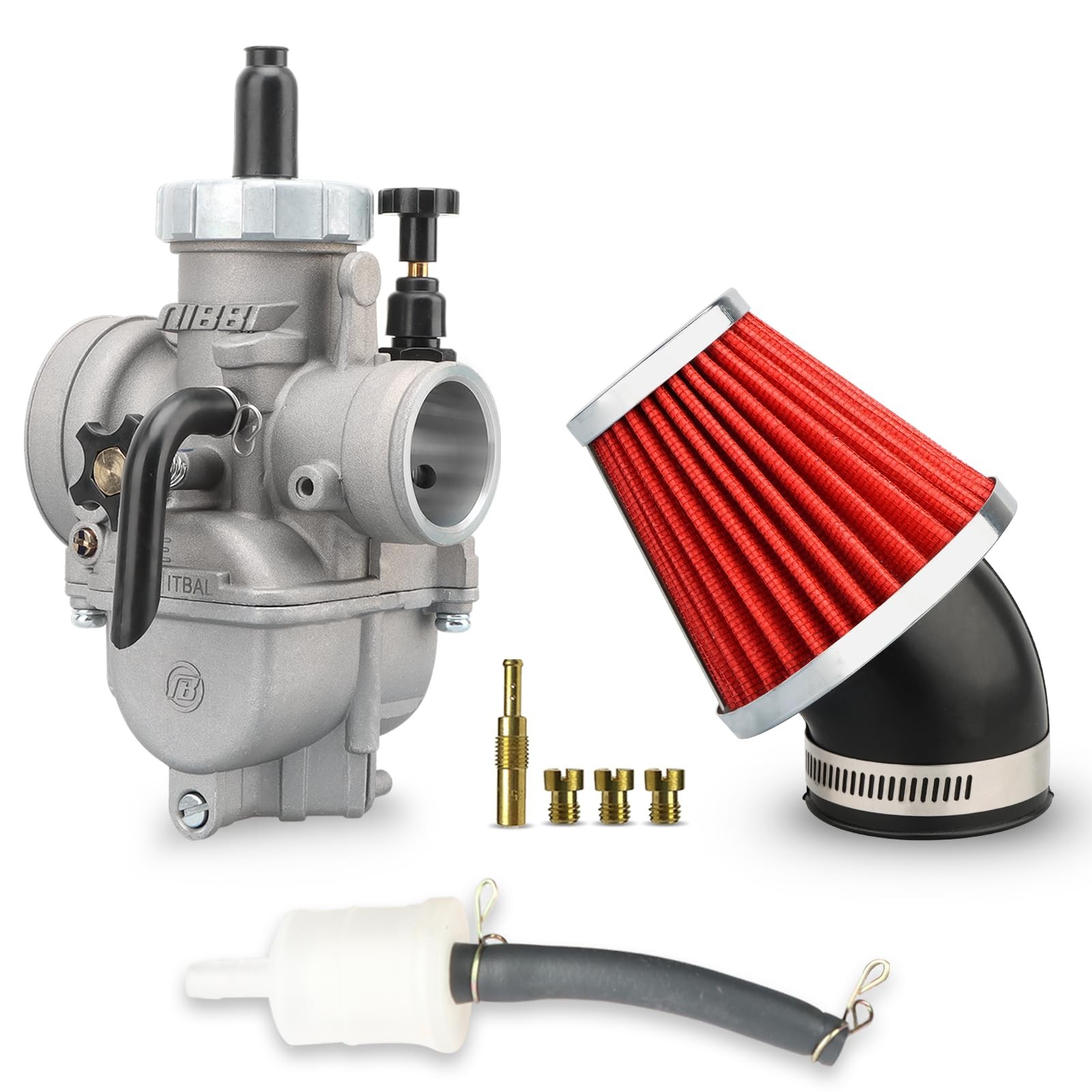 NIBBI PE30mm Carburetor PE30 Carburetor Kit Fit 250cc-300cc Motorcycle Engine…