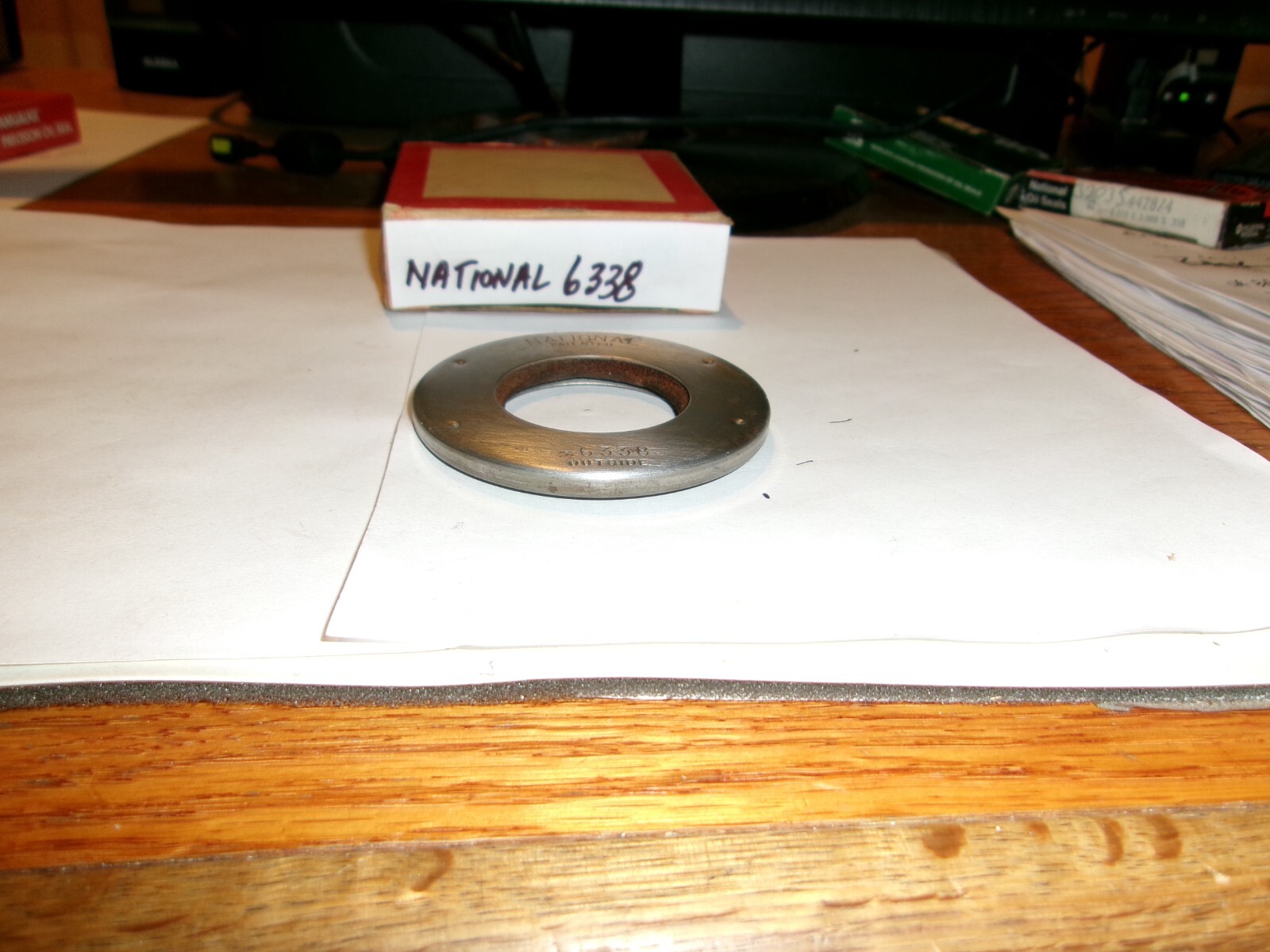 NATIONAL 6338 OIL SEAL =1.437″ X 2.69″ X .315″~MADE IN USA !!!