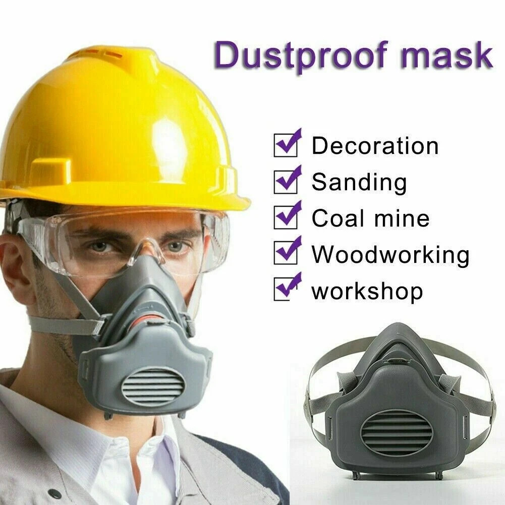 Premium Dust Respirator Mask with 10 Replaceable Filters for Industrial Protect