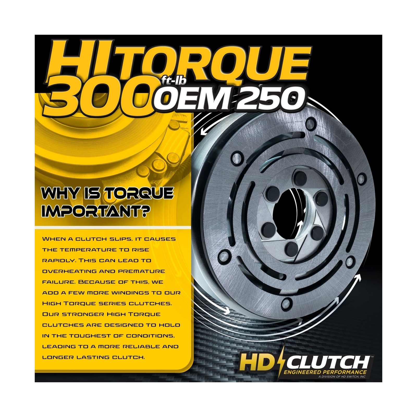 462339 484276 HiTorque 300ftlbs (OEM 250) BIGBearing Solid Steel Billet Pulle…