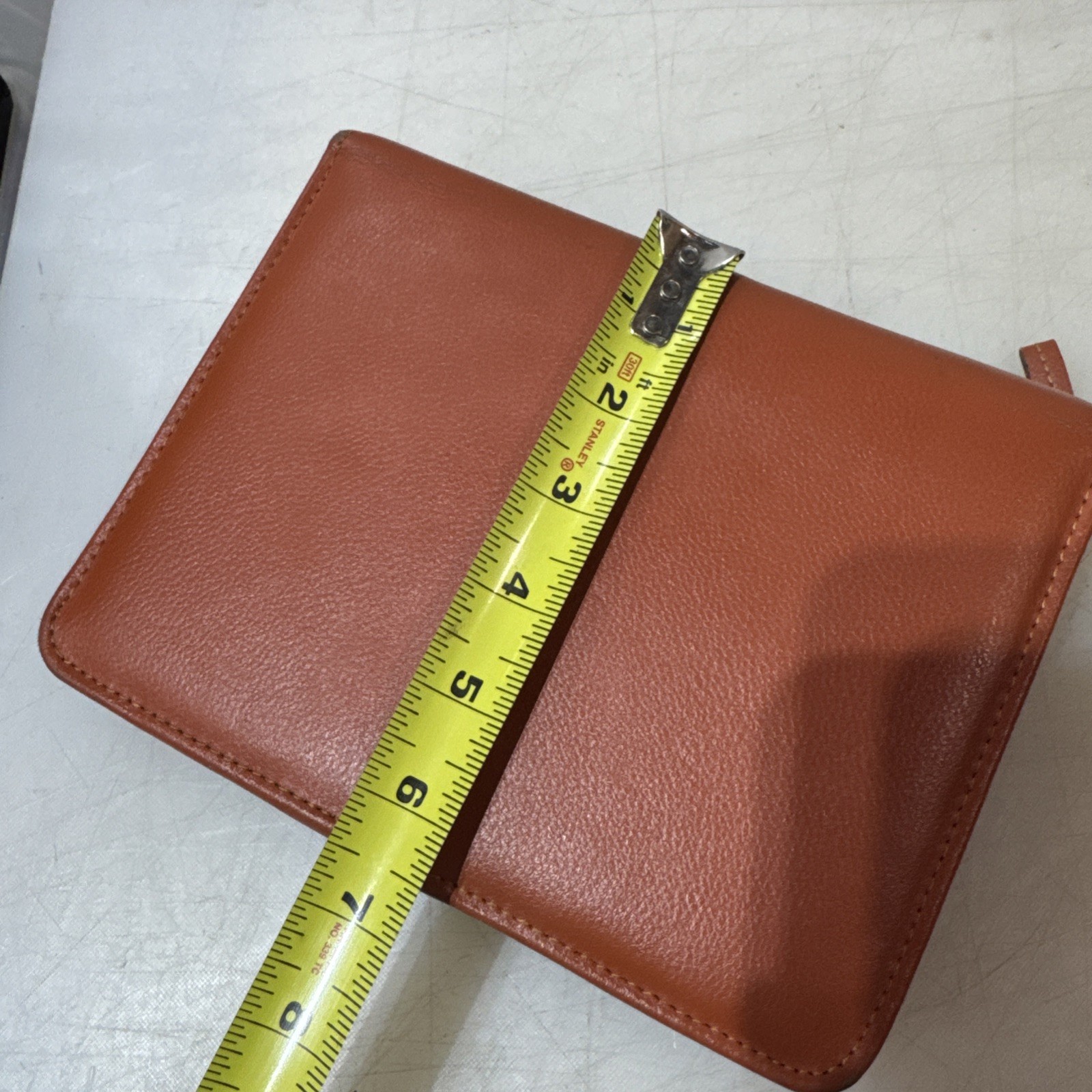 Franklin Covey Compact Leather Personal Planner , Tan 6 ring …. Vintage