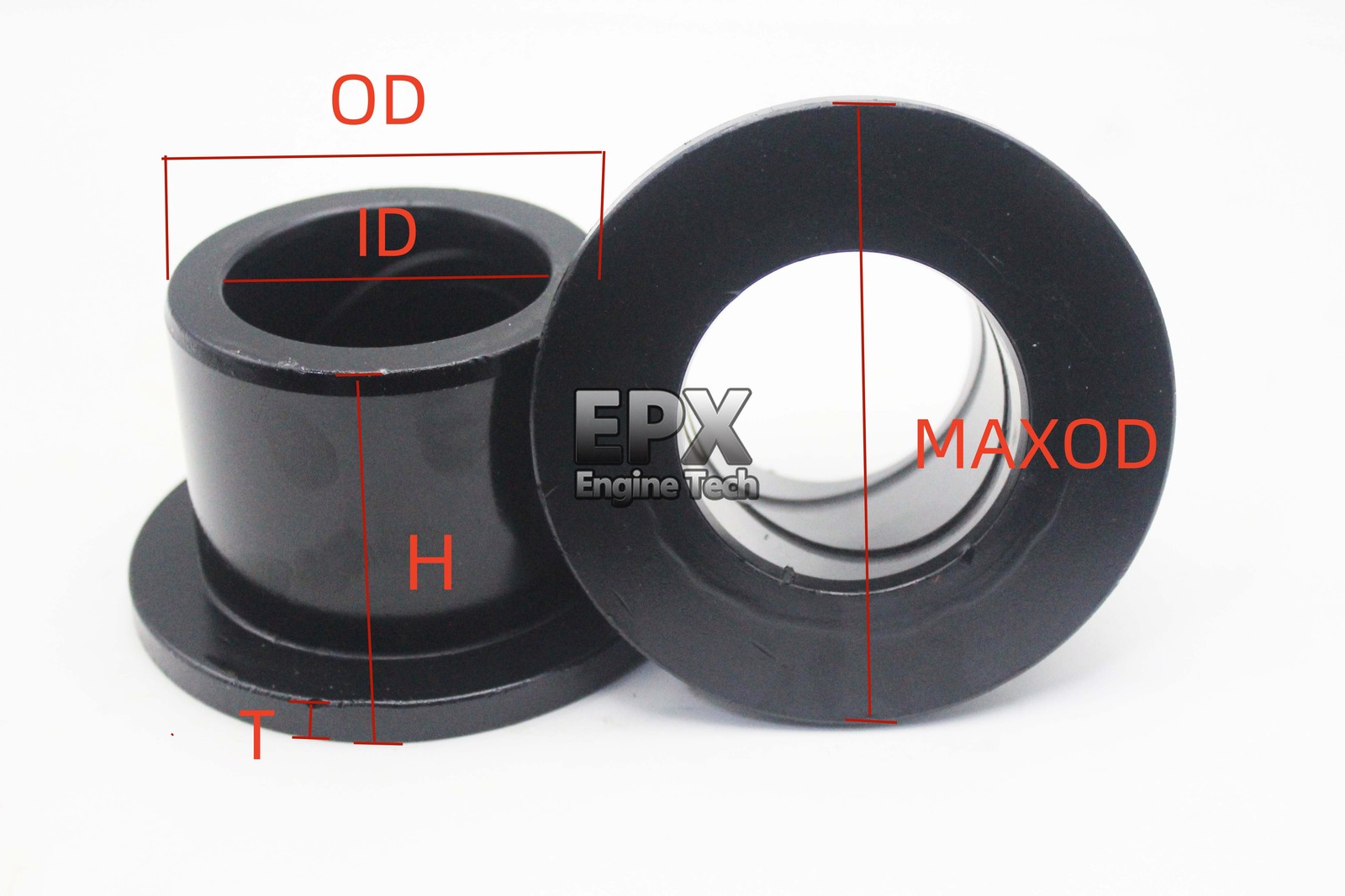 1PC ID 90mm 100mm 110mm Excavator Bucket Bushing with Flanges Bearing Sleeve