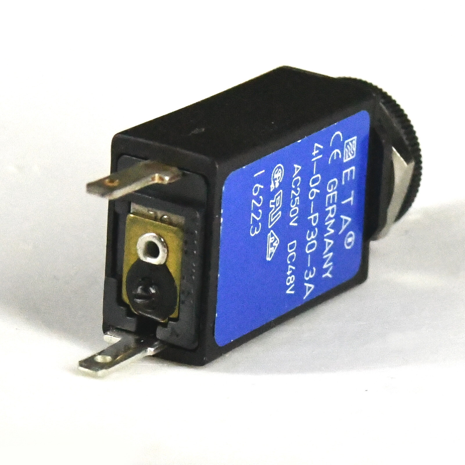 Panel Mount Circuit Breaker 3A Mini Push Button Reset ETA 41-06-P30-3A 250V