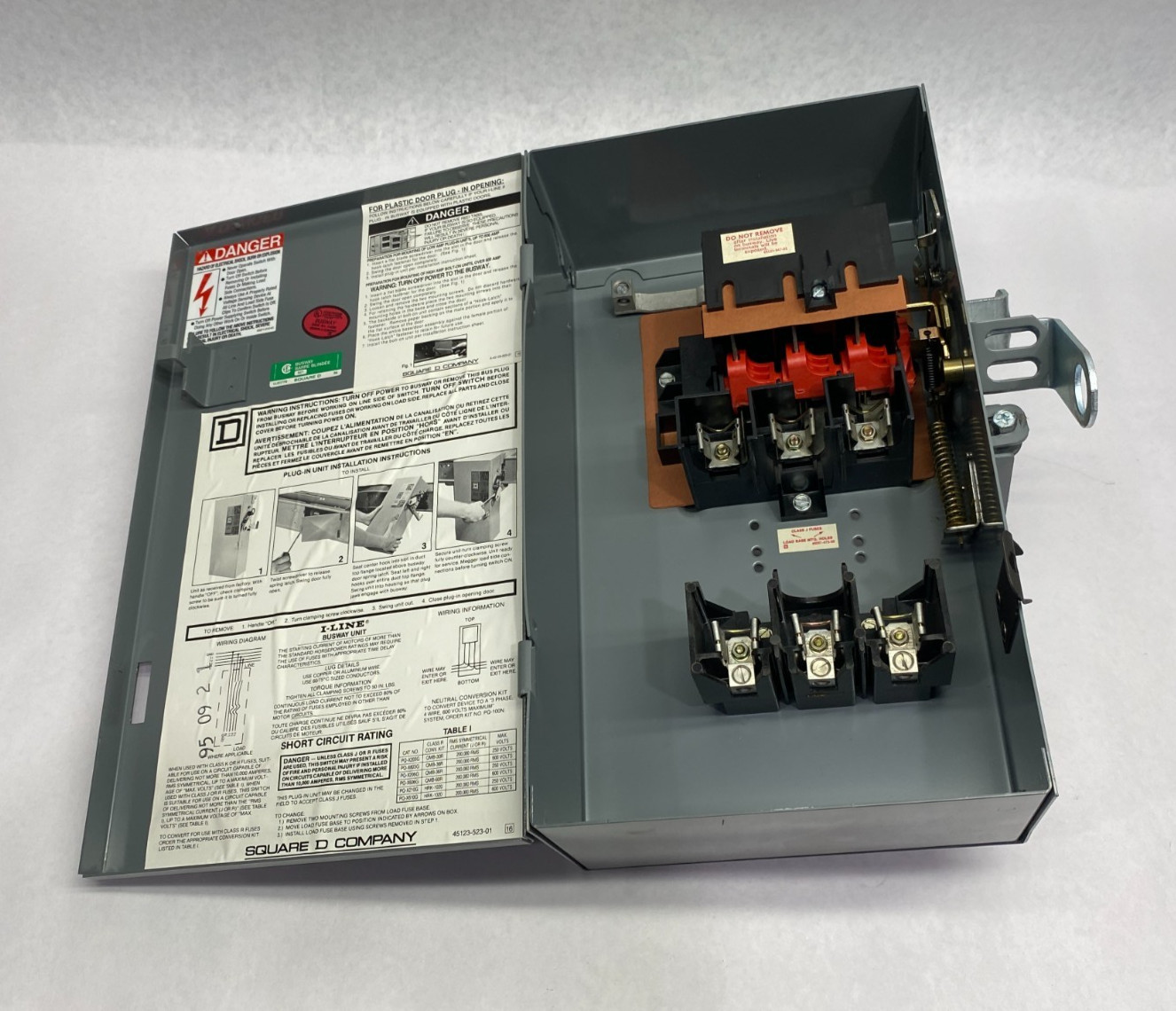Square D PQ3603G Ser. 4 I-LINE Busway Switch 30A 3P3W 600V