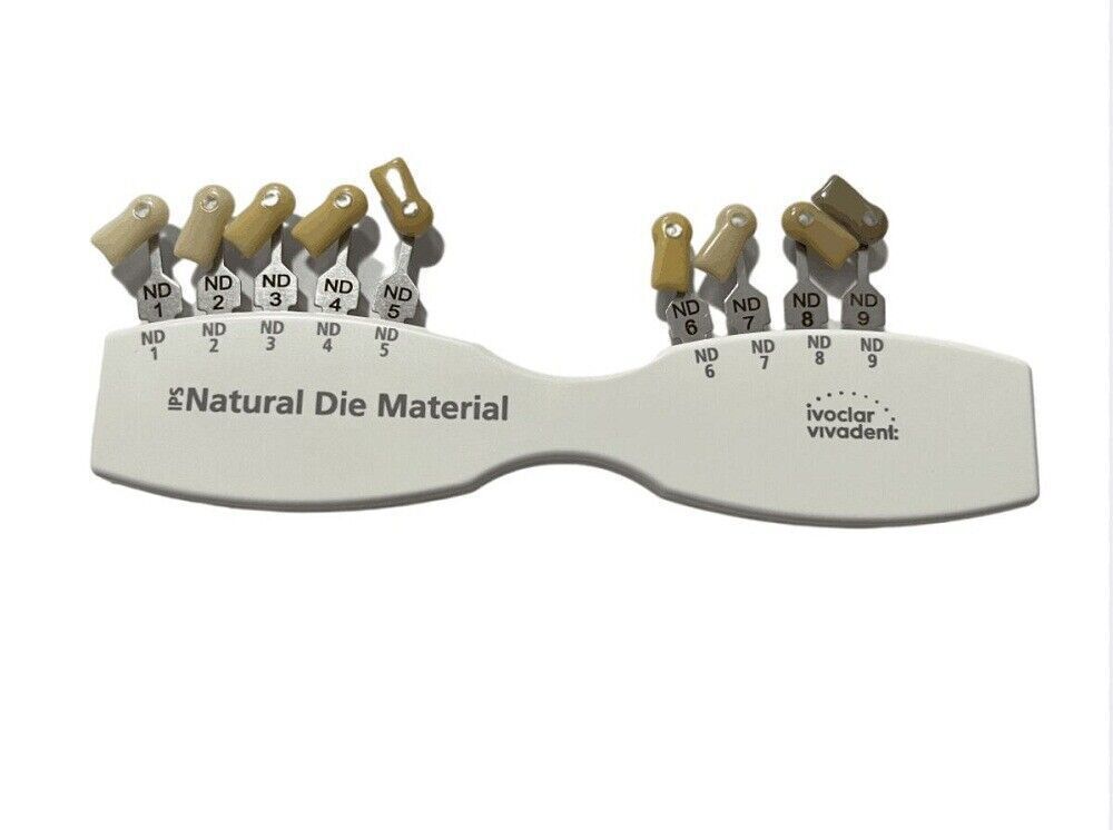 Dental IPS Natural Die Material Shade Guide Ivoclar Vivadent ND1-9 Abutment