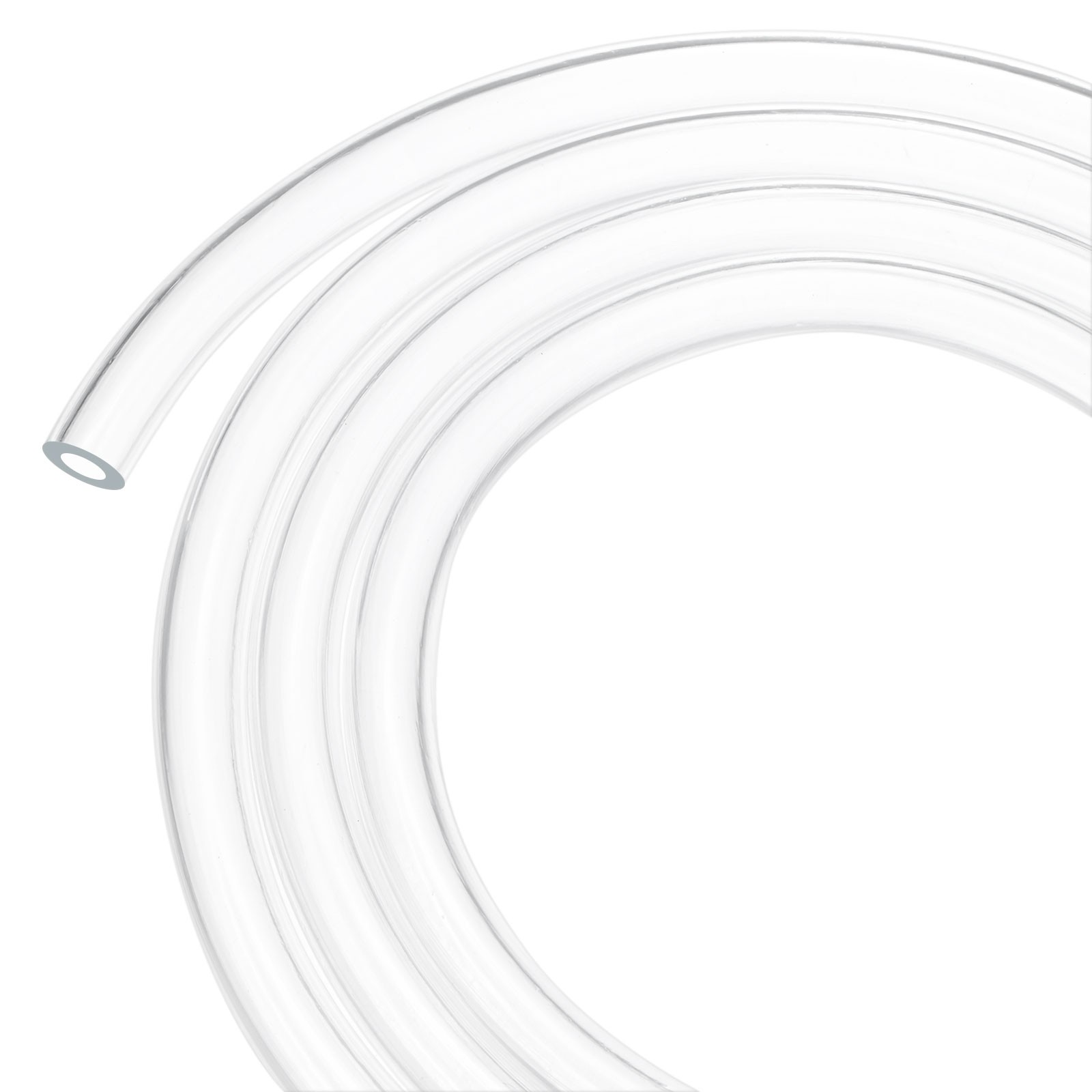 Clear Plastic Tubing, 0.32Inch(8mm) ID 0.55Inch(14mm) OD, 10ft(3.0m) Length