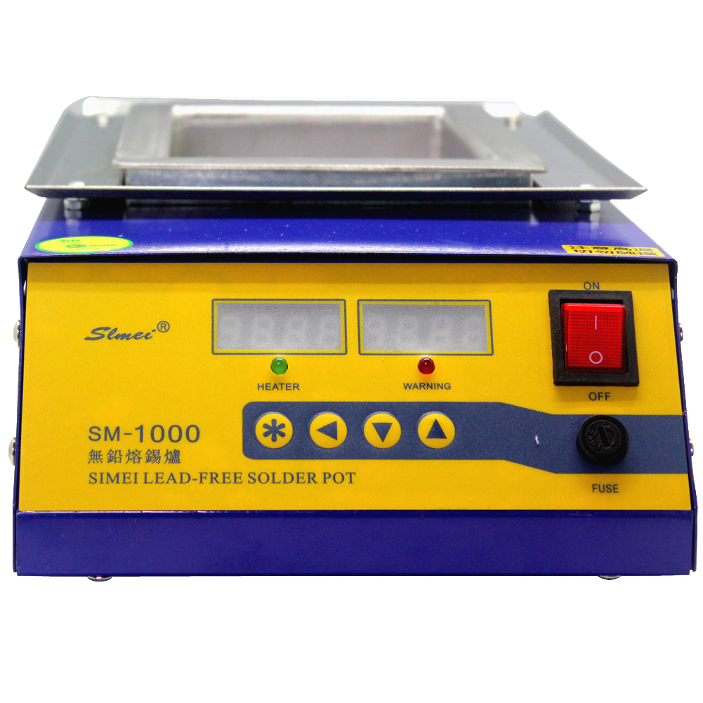 CM161 Lead-Free Titanium Alloy Solder Soldering Pot 1000W 397Lx205Wx120H 5.7kg
