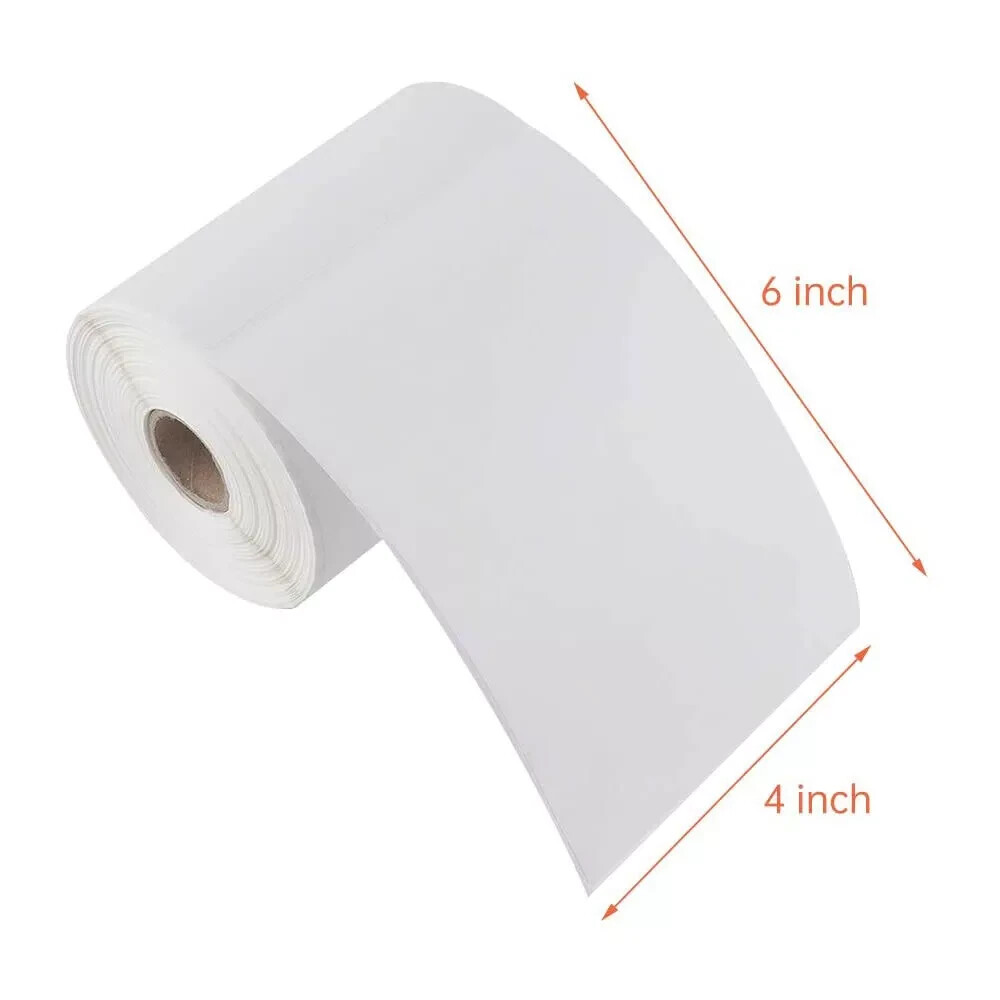 80 Rolls 4×6 Direct Thermal Labels 250 Per Roll For Zebra Eltron LP2844 ZP450 US