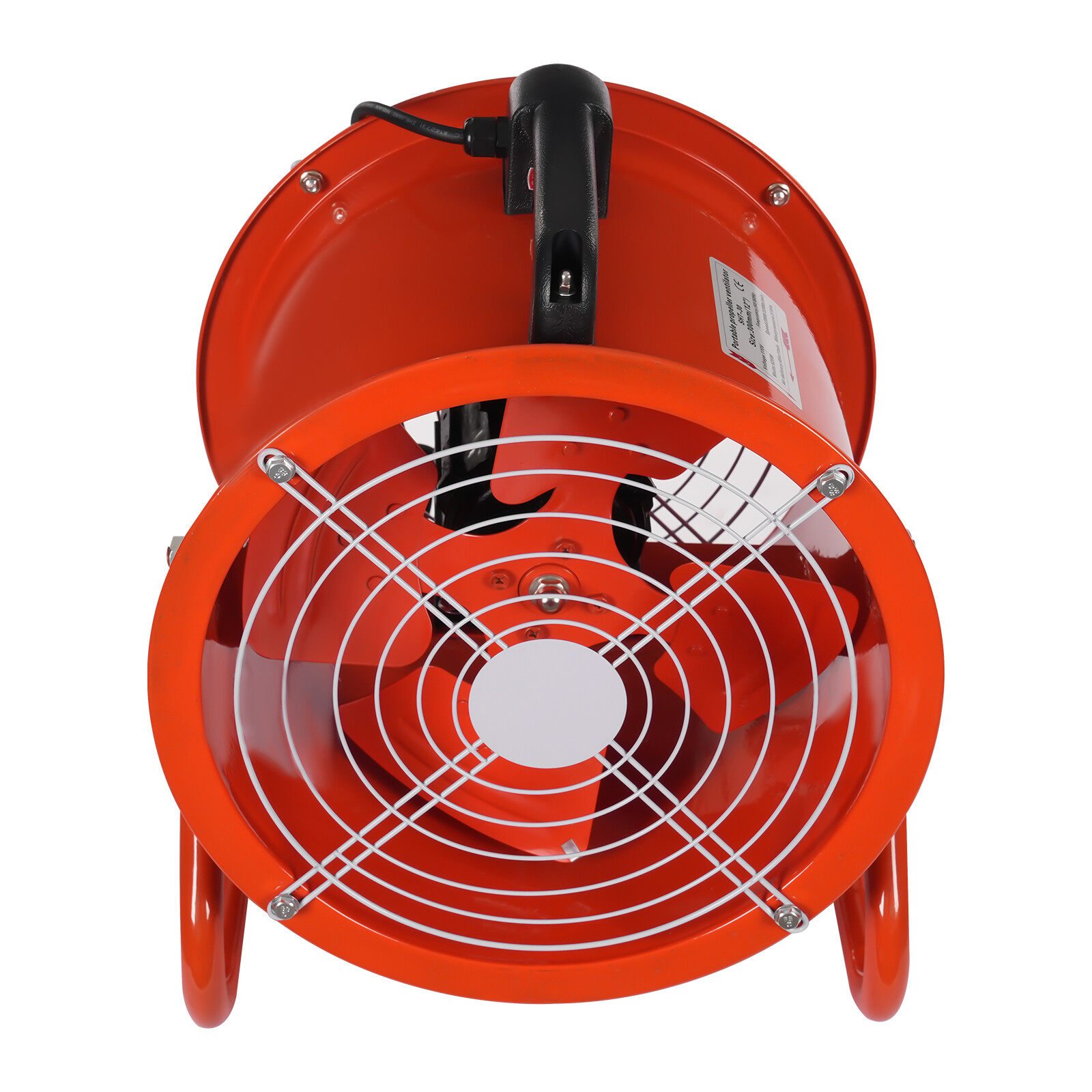 Axial Blower Exhaust Fan 12″ Portable Exhaust Fan Utility Blower Fan Ventilation