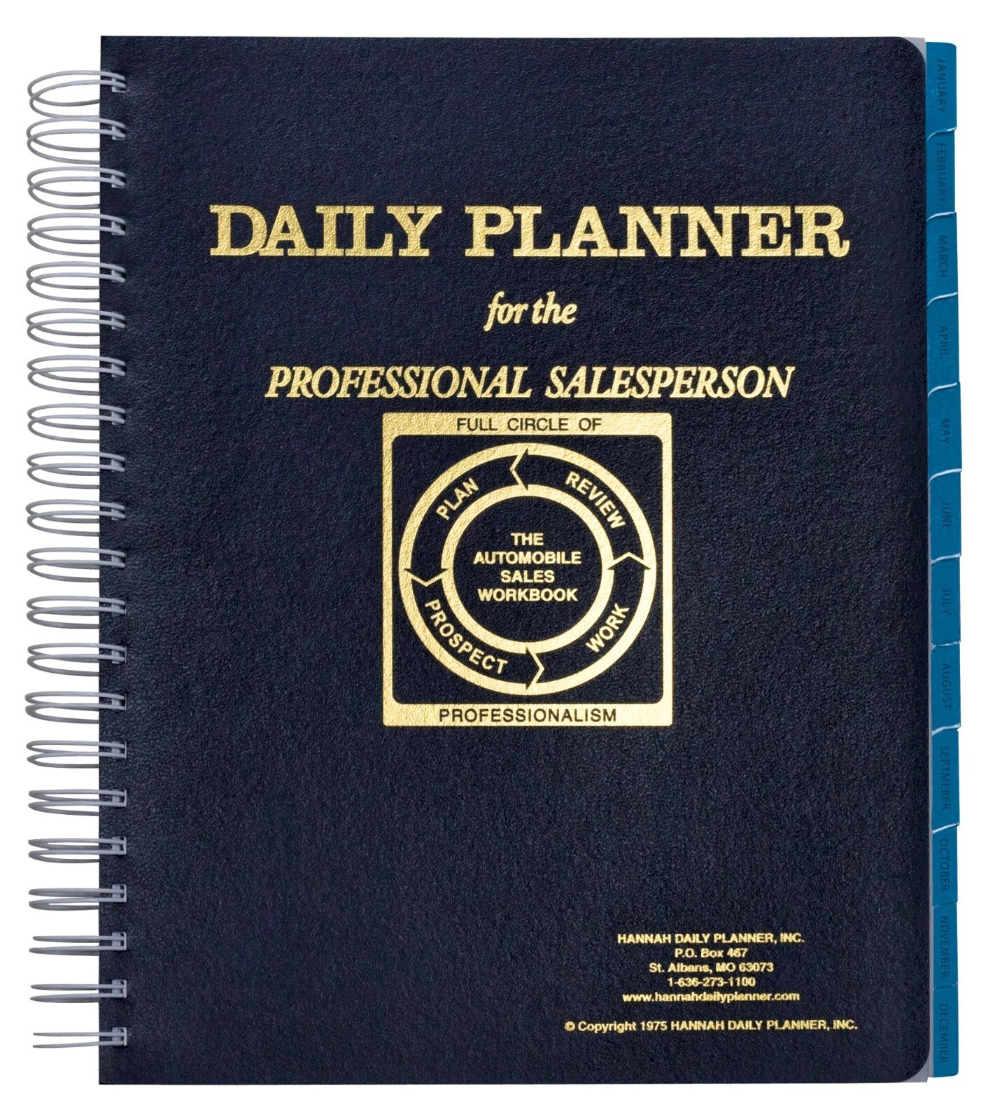 Hannah Daily Planner (Spiral-bound) – Day to Day Calendar