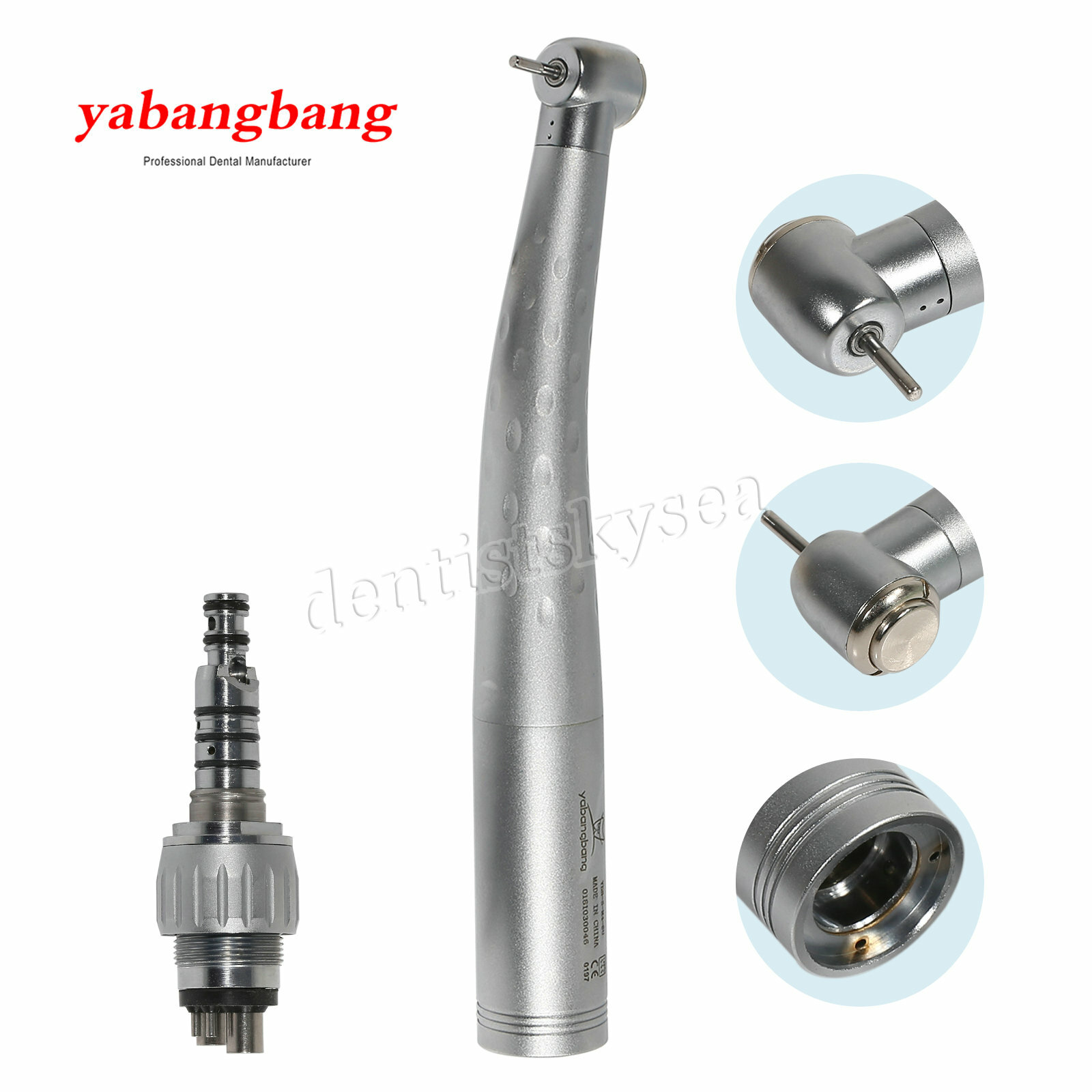 Yabang Dental High Speed Handpiece + Quick Coupler 4 Hole Swivel Coupling GB4