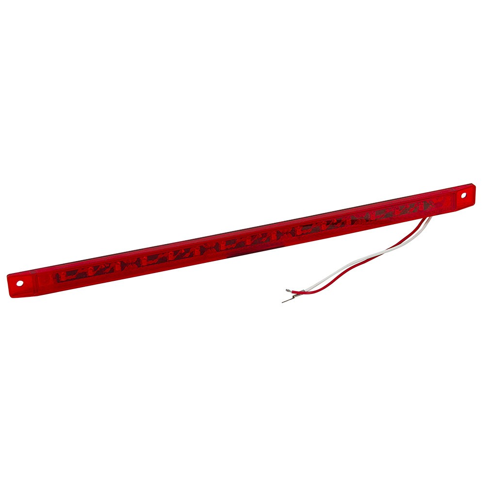 12″ Ultra Thin LED Light Bar, Red, 12 Volt DC, Grand General 76315, 12-1057-R