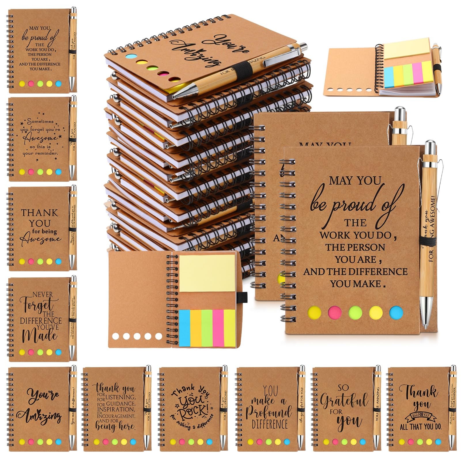 Honoson 10 Set Employee Appreciation Gifts Bulk as the picture shows