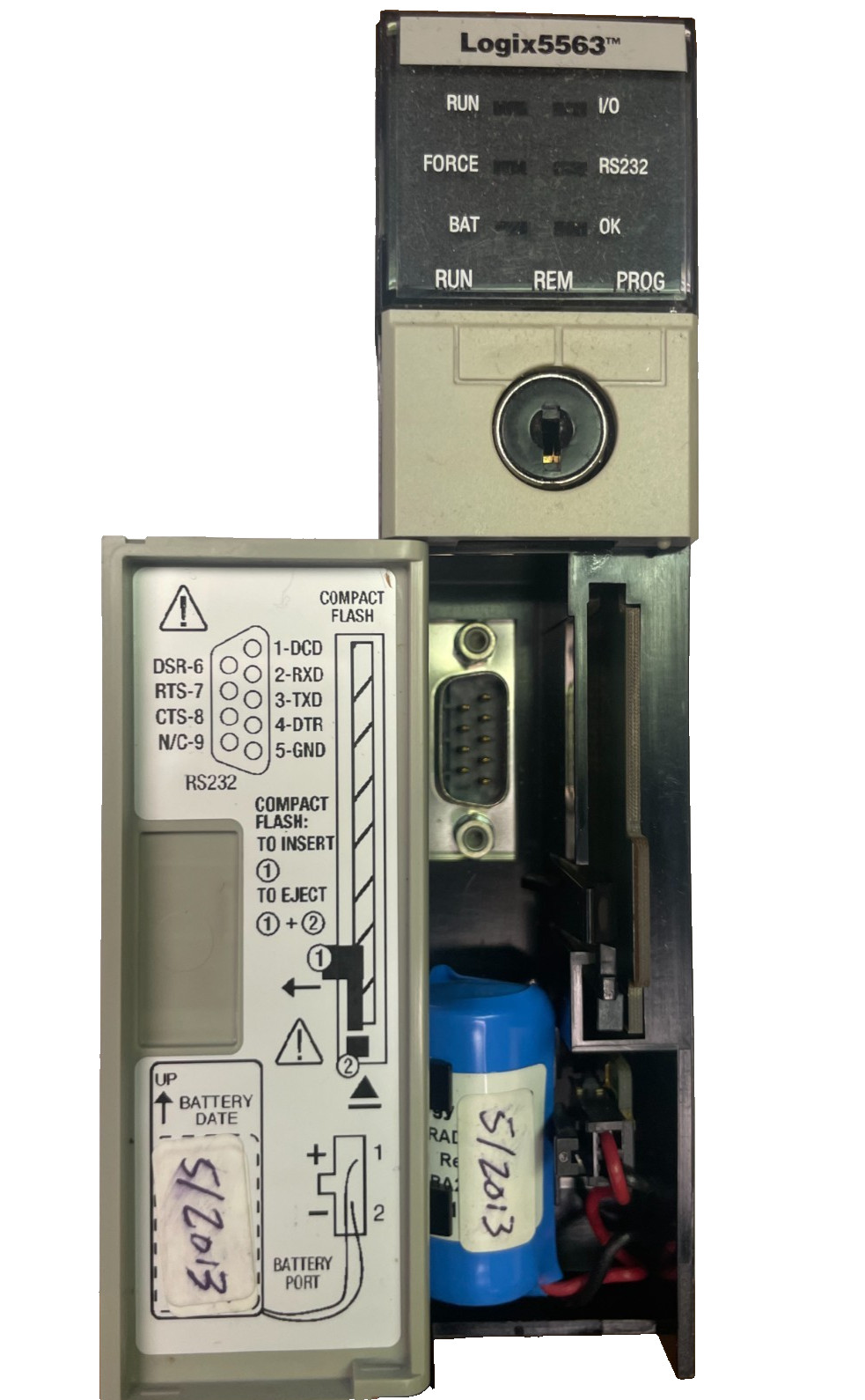 ALLEN BRADLEY 1756-L63 PLC Processor Controller Contrologix