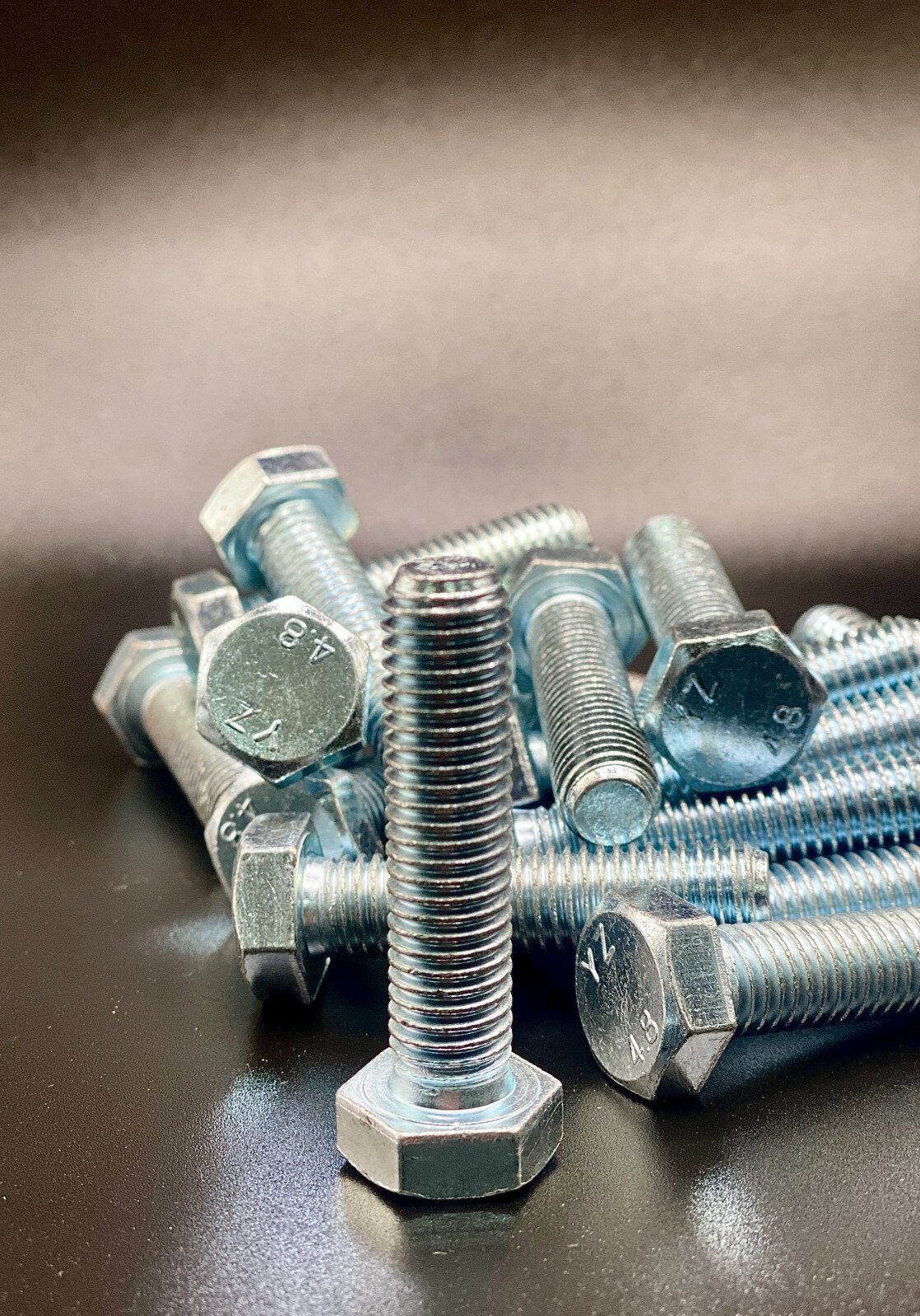 M12-1.75 X 50MM DIN 933 Coarse Hex Cap Screw Bolt 8.8 Zinc Plated 50 pcs Set