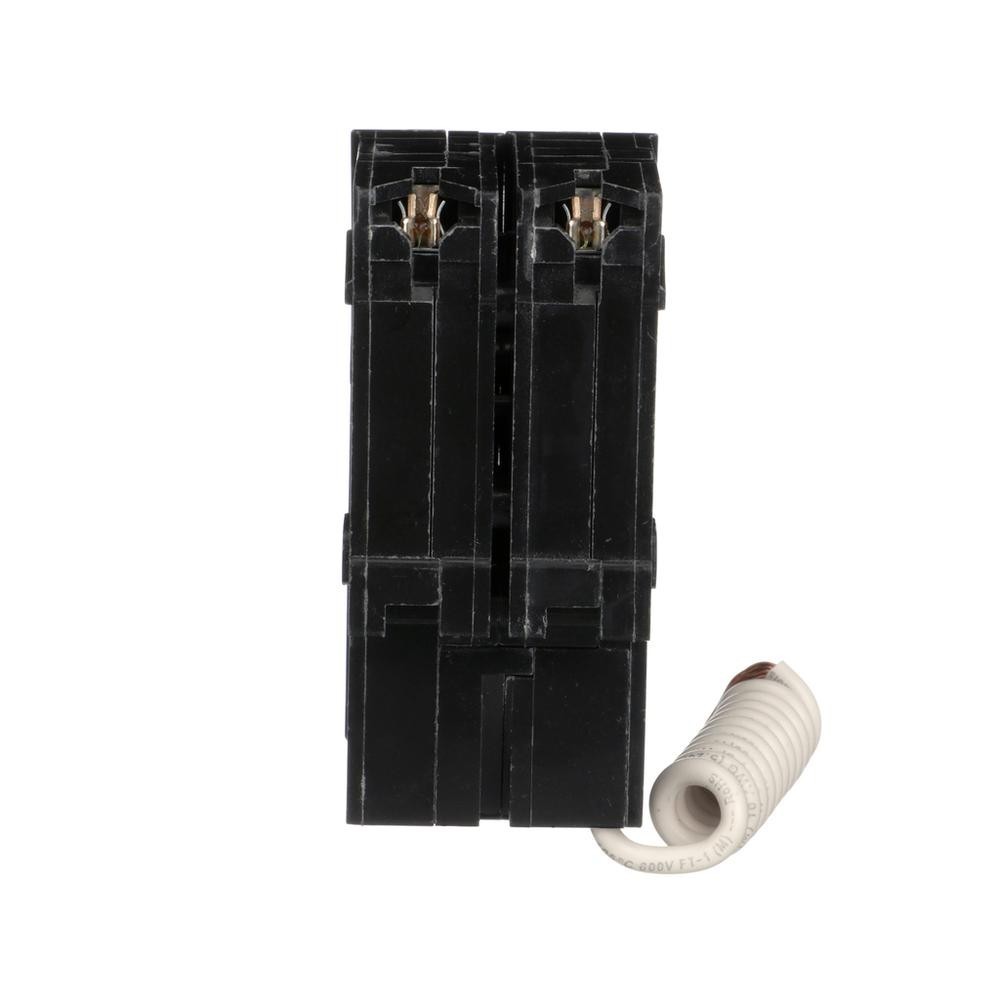20 Amp 120/240 VAC 2 Pole Plug On GFCI Circuit Breaker Overload Protection