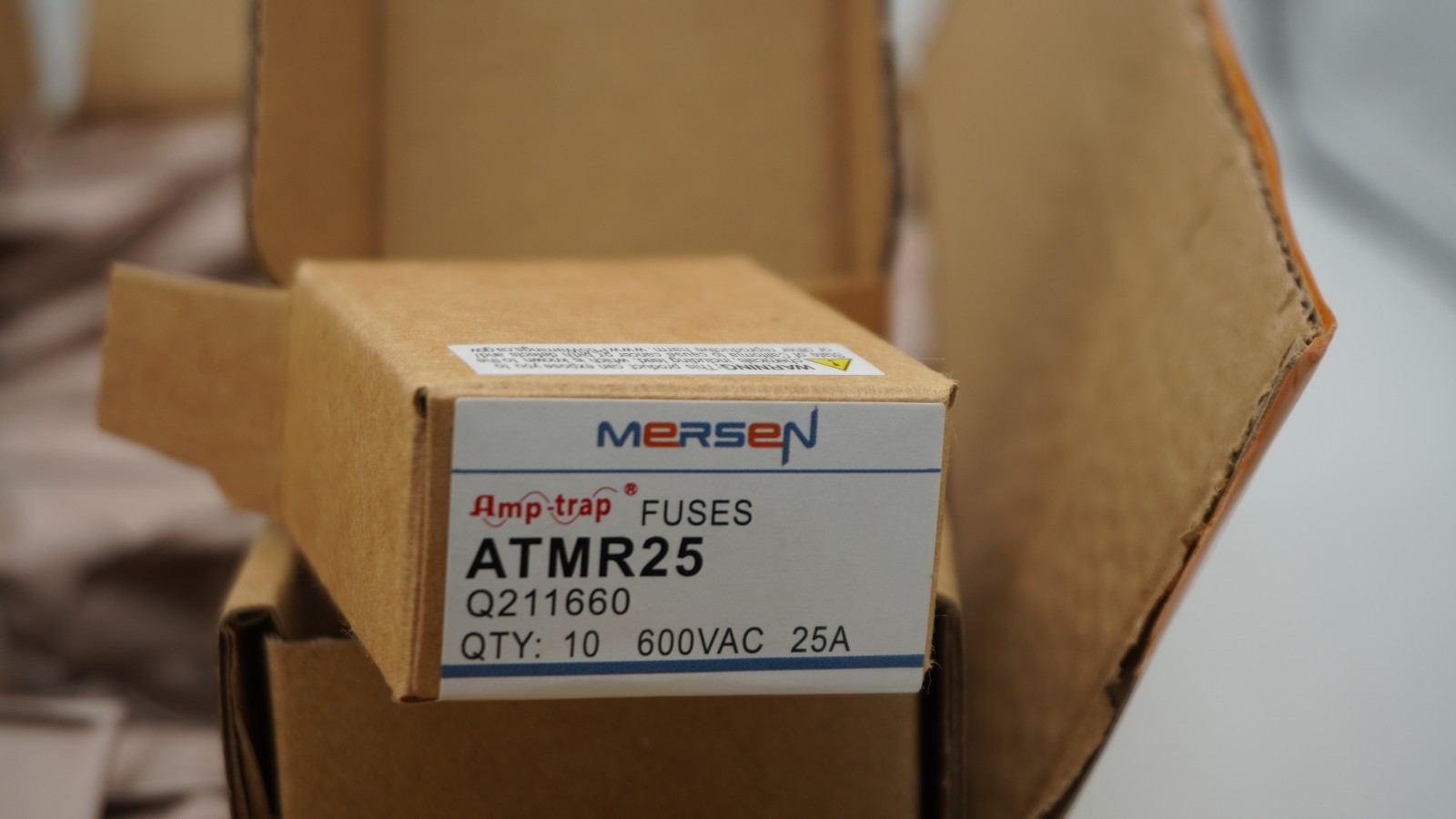 Pack of 10 Mersen ATMR2 2A 600Vac Fuse