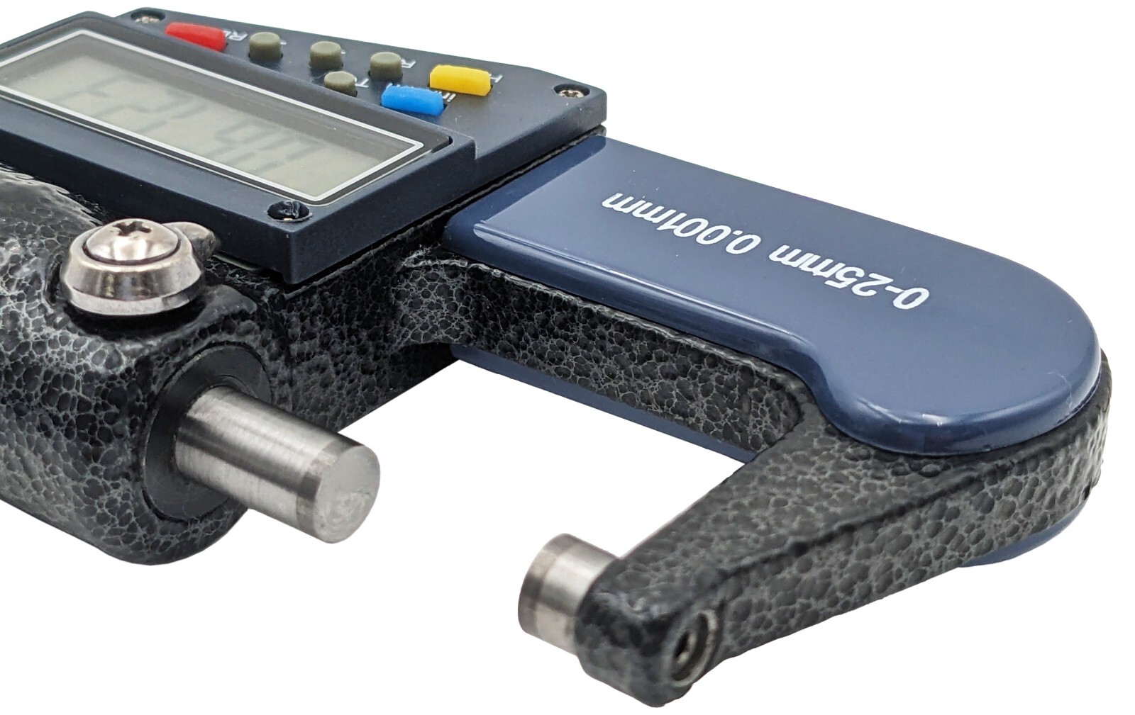 0-25mm (0-1″) Digital Micrometer with 6 Digit LCD Display, 0.001mm Resolution