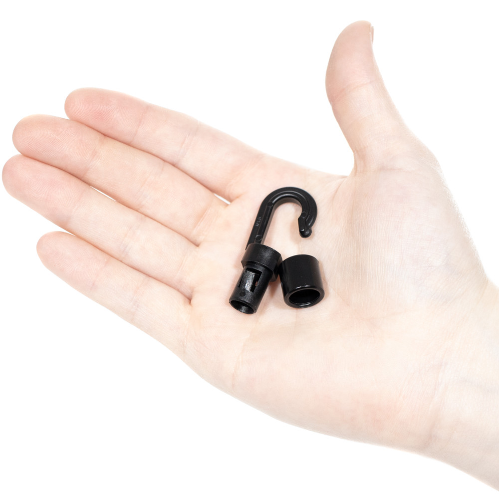 PARACORD PLANET Shock Cord Open End Hooks -Heavy Duty Bungee/Shock Cord End Hook