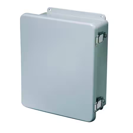 Wiegmann Hw-J141206chqr Padlockable Hasp Electrical Enclosures, 13-1/2 In H,