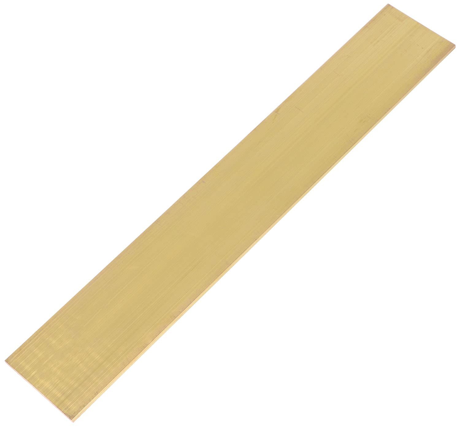 C360 Brass Flat Bar 1/8″ x 2″ x 12″ Solid Plate Mill Stock, Durable Metal Materi