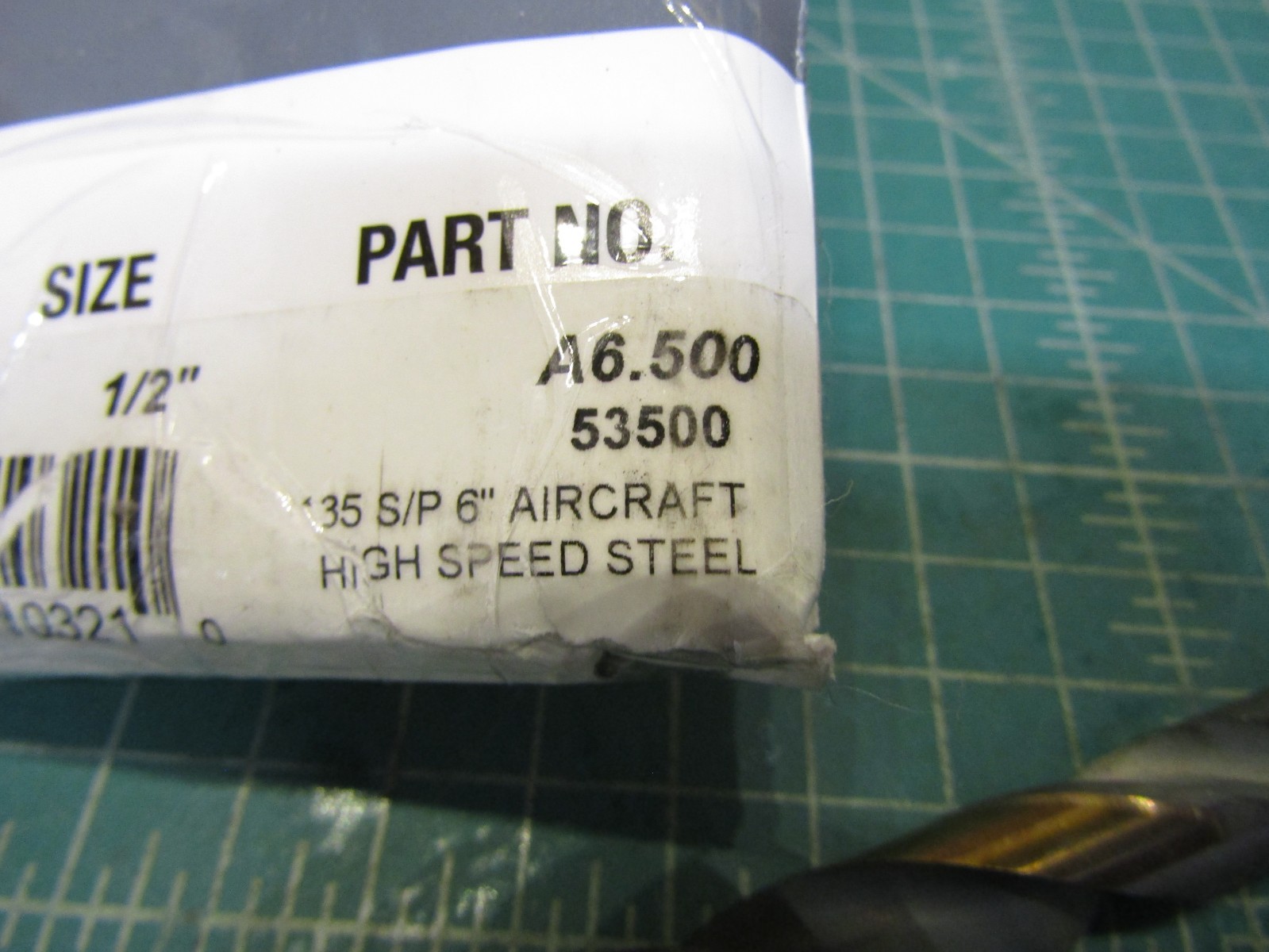 12 – Galaxy TRU-CUT Drill Bit A6.250, 135° S/P 6” Aircraft High Speed Steel. NEW