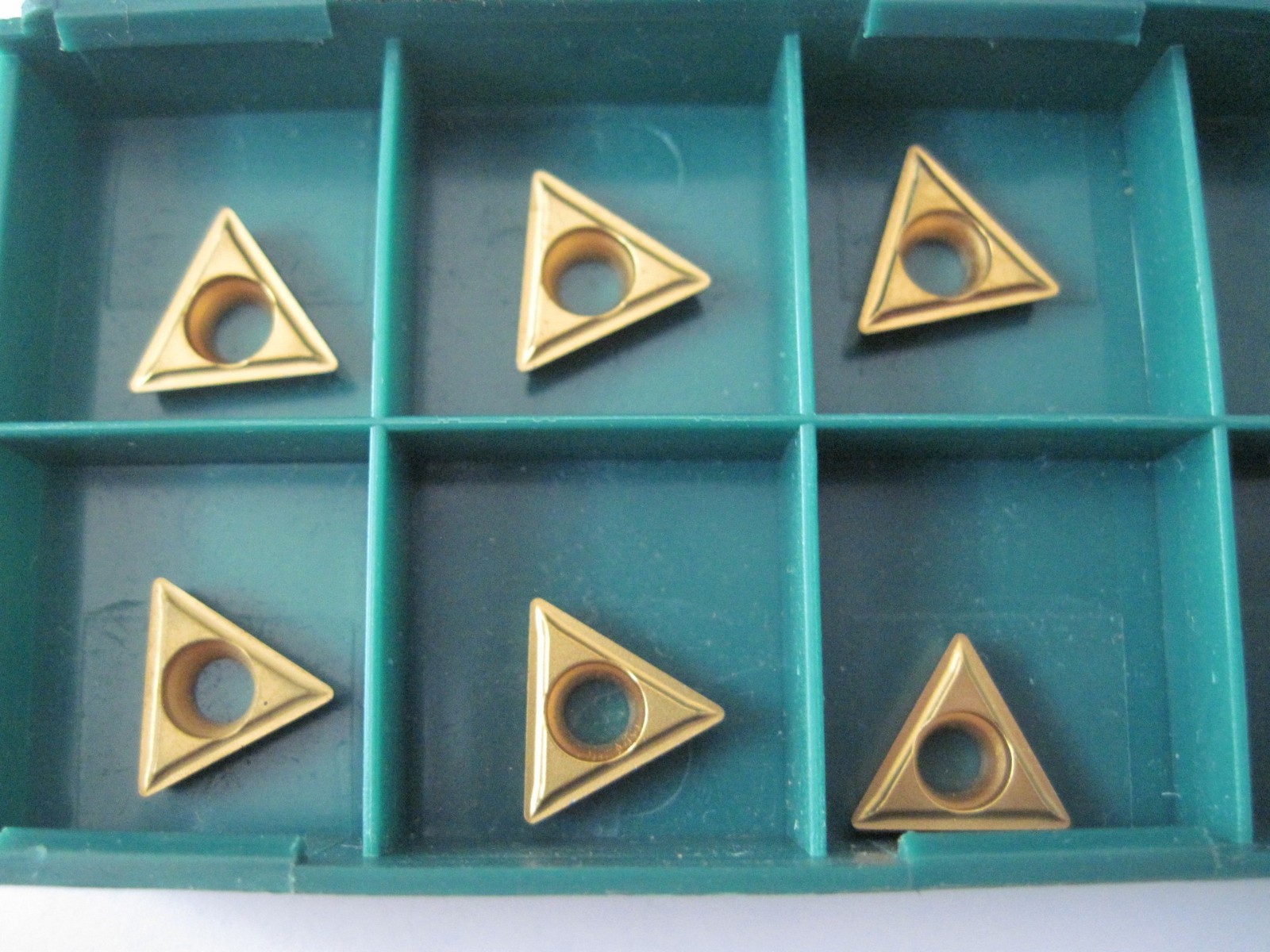 (Qty 6) Everede TPGH-215-CV6 Carbide Turning Inserts (.250 I.C.) MSC# 36879336