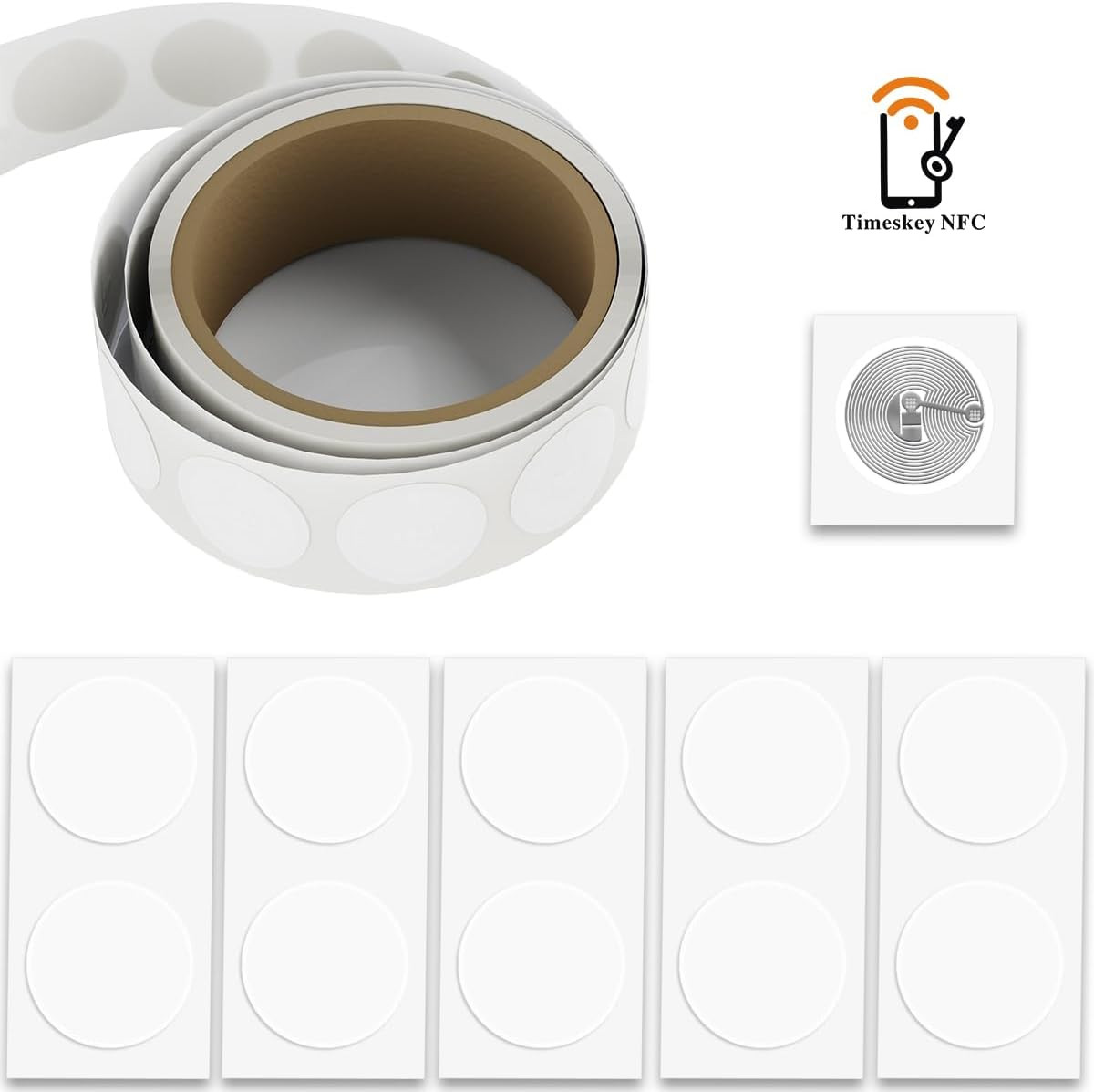 20 Pcs MF Classic 1K Tags S50 RFID Stickers NFC Tags Smart M1 Classic Tags ISO