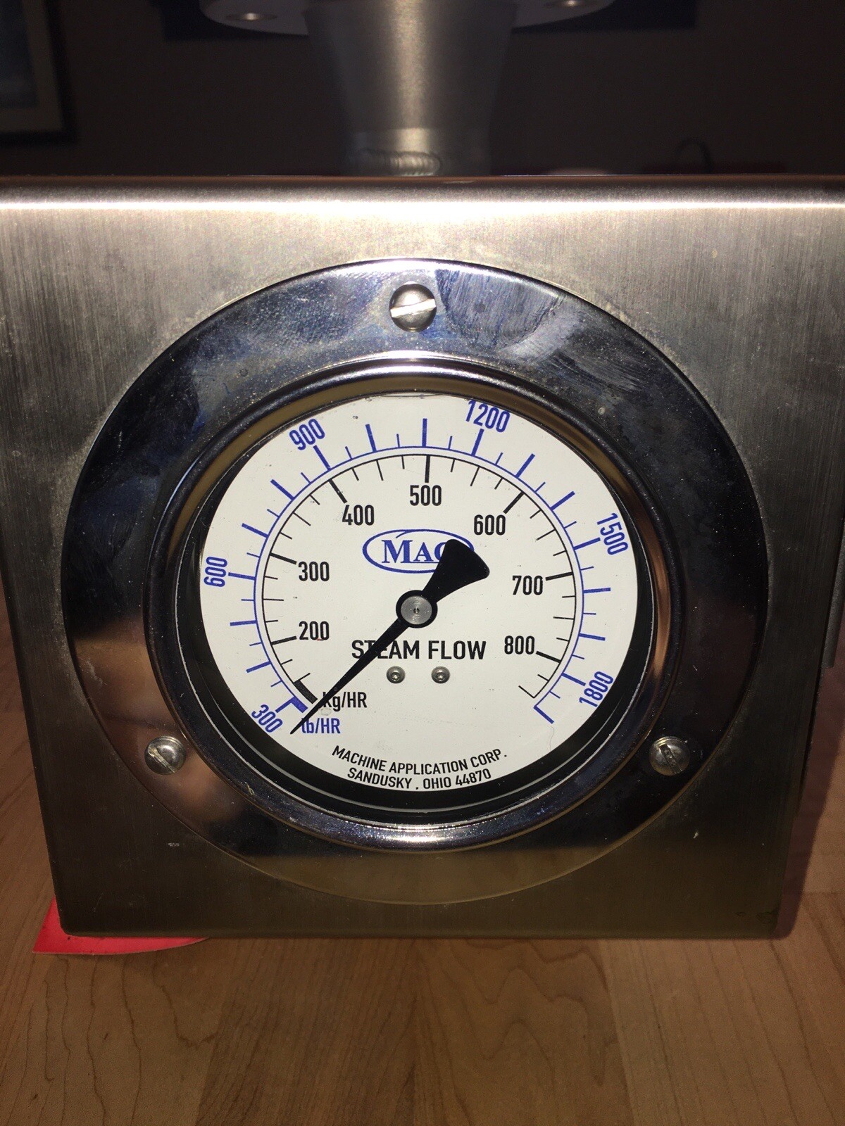 MAC Instruments STM-750KG-1.5-F-VD Vertical Down Steam Flow Meter 1.5” Flange