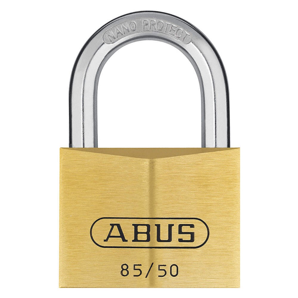ABUS 85/50 MK KD Keyed Padlock,1 7/64 in,Rectangle,Gold 5UKJ7