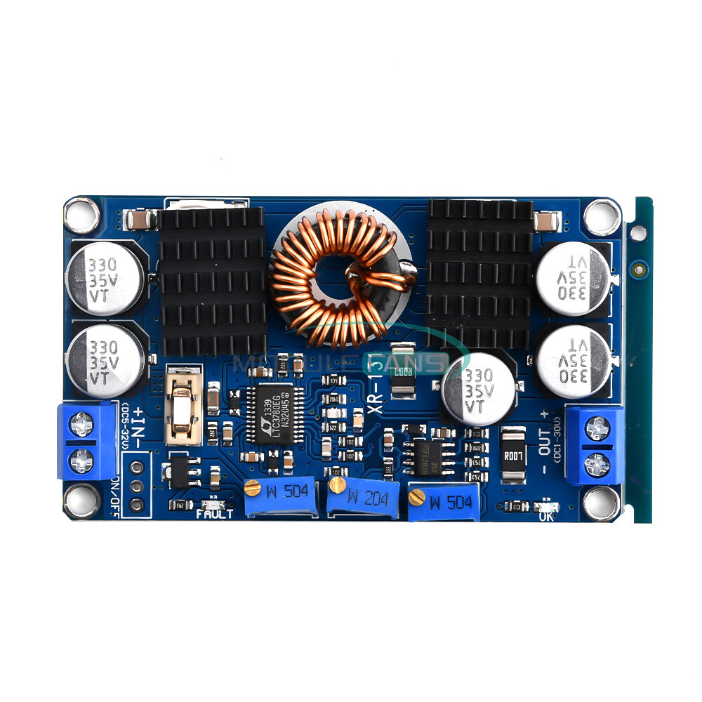 DC 5V-32V to 1V-30V 10A Automatic Step Up Down Regulator Charging Module LTC3780