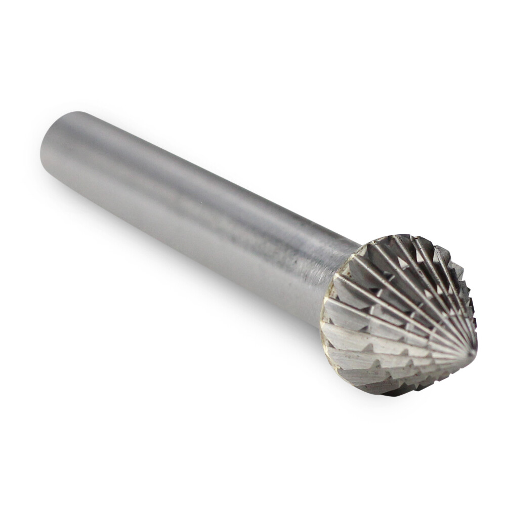 BHA Tungsten Carbide Burr Rotary Files Grinder Bits, Double Cut – 1/4 Inch Shank