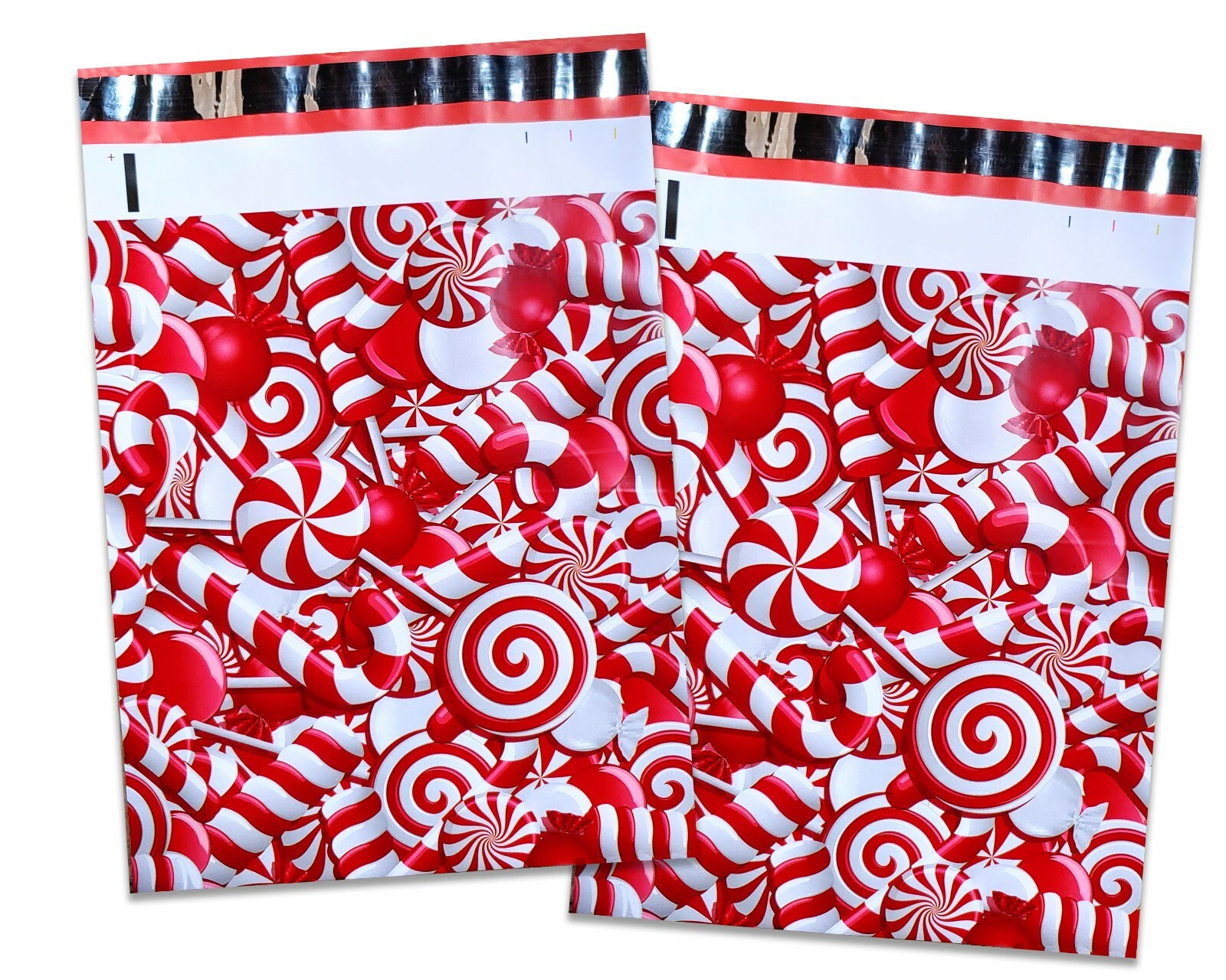 10×13″ Fall, Winter, Christmas Candy Cane, Pumpkin, Deer Poly Shipping Mailers